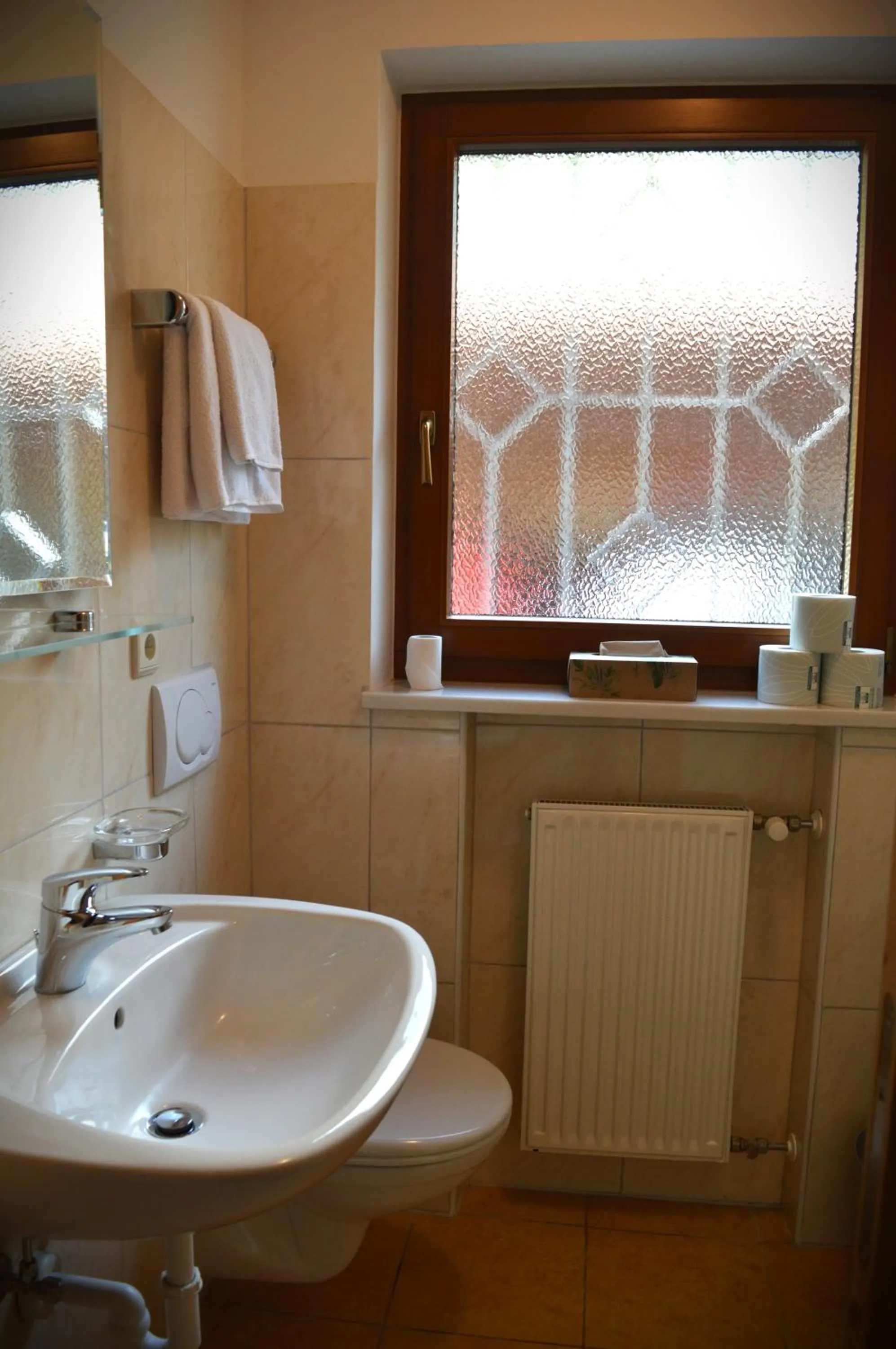 Bathroom in Residence Sonnenburger - Biobauernhof - Azienda agricola biologica