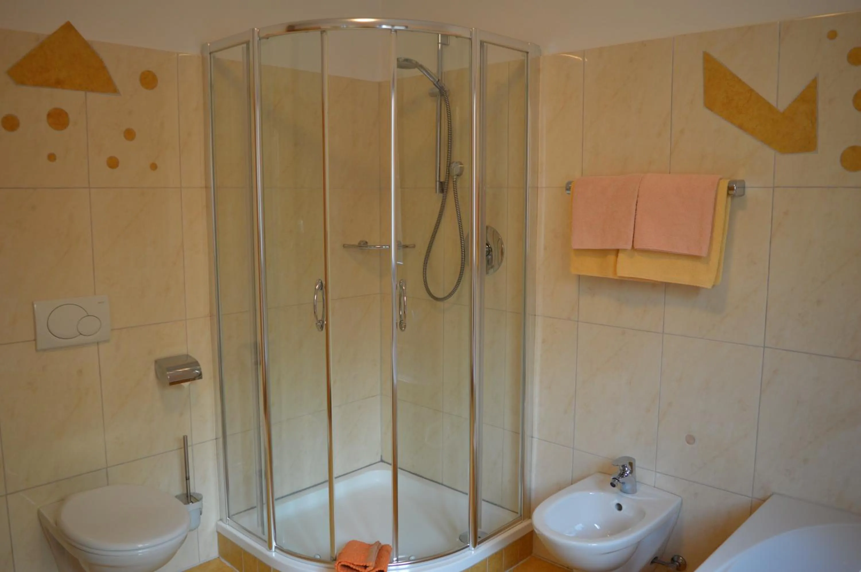 Shower in Residence Sonnenburger - Biobauernhof - Azienda agricola biologica