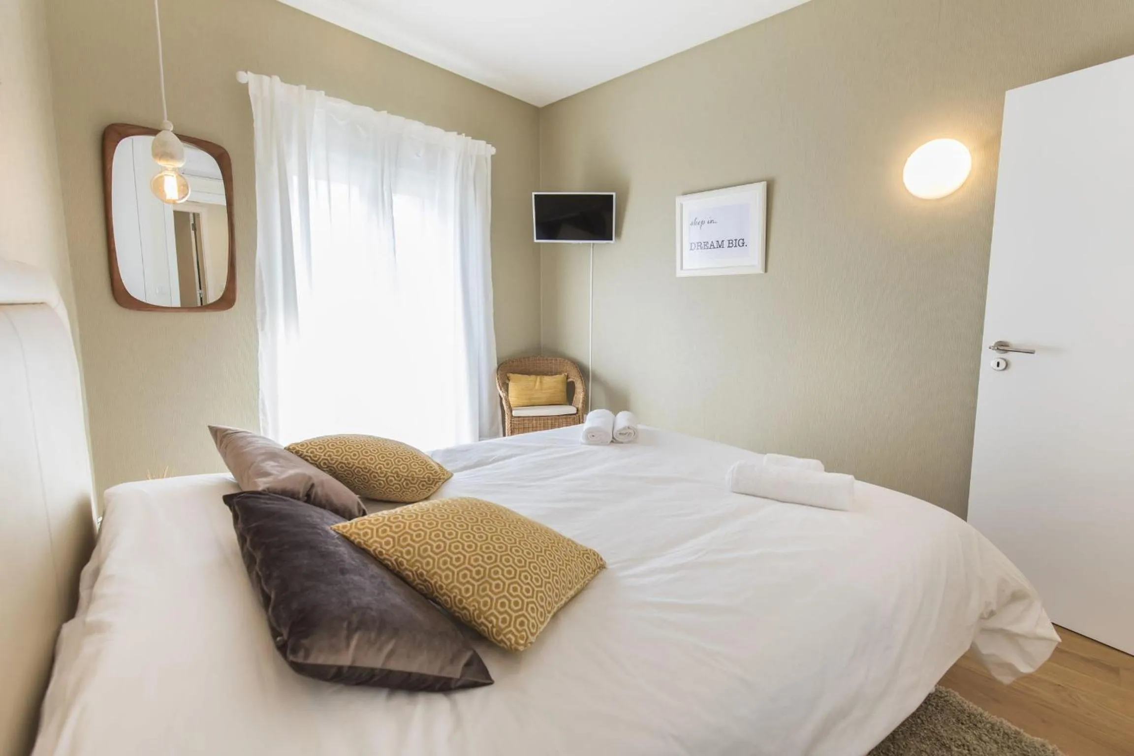 Bed in Graca Heartwarming Flat