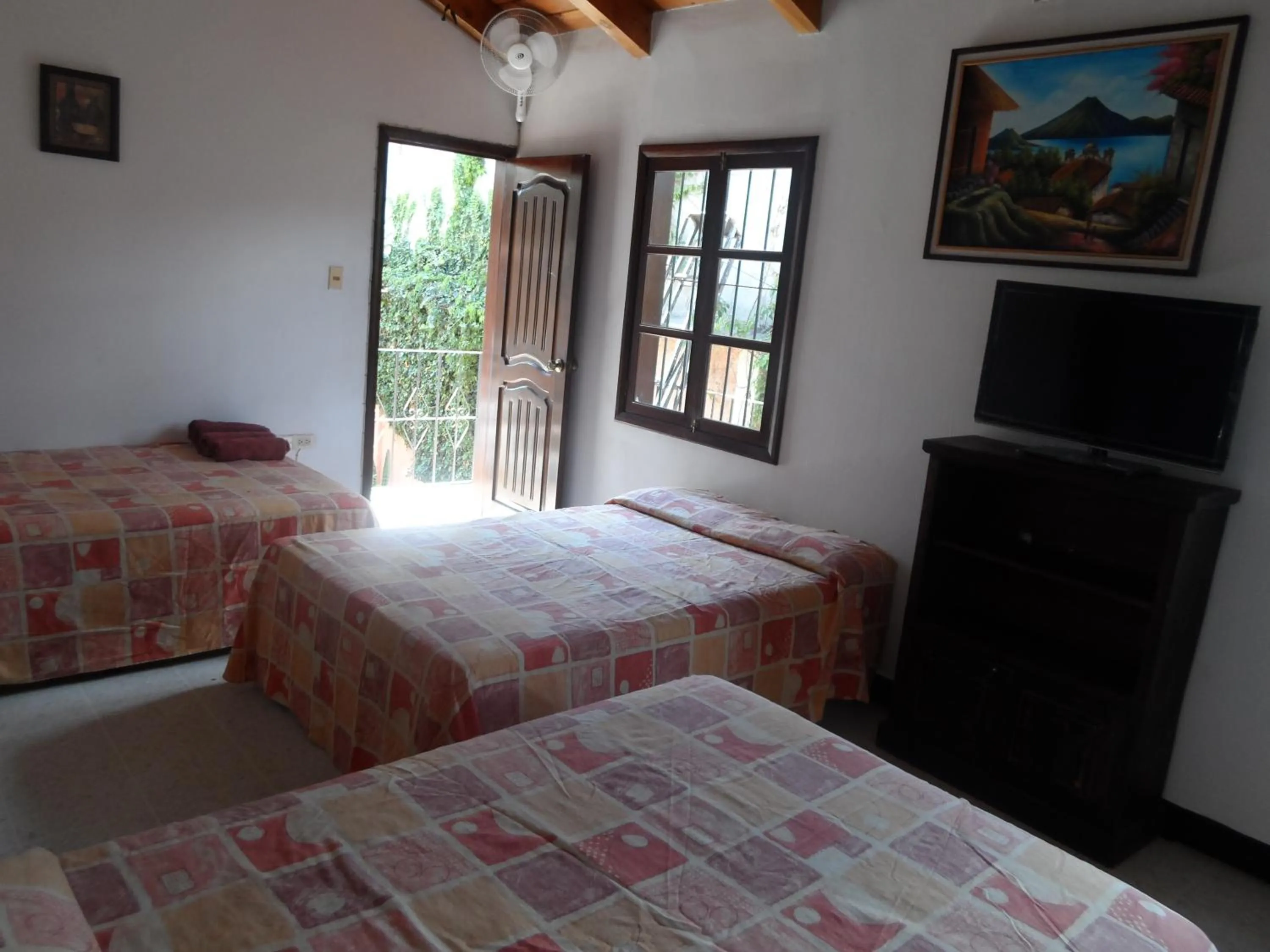 Bed in Casa Landivar Hotel