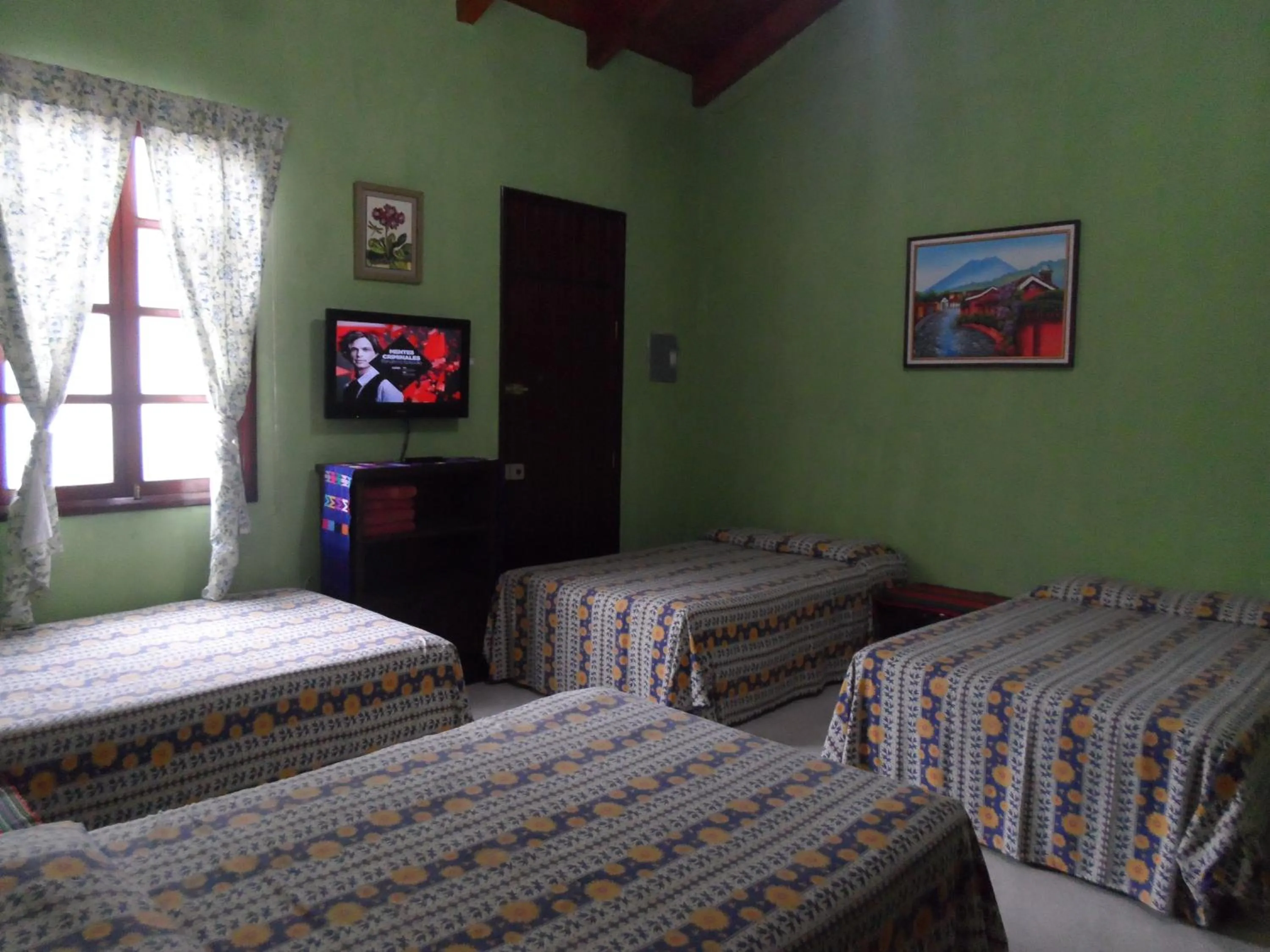 Bed in Casa Landivar Hotel