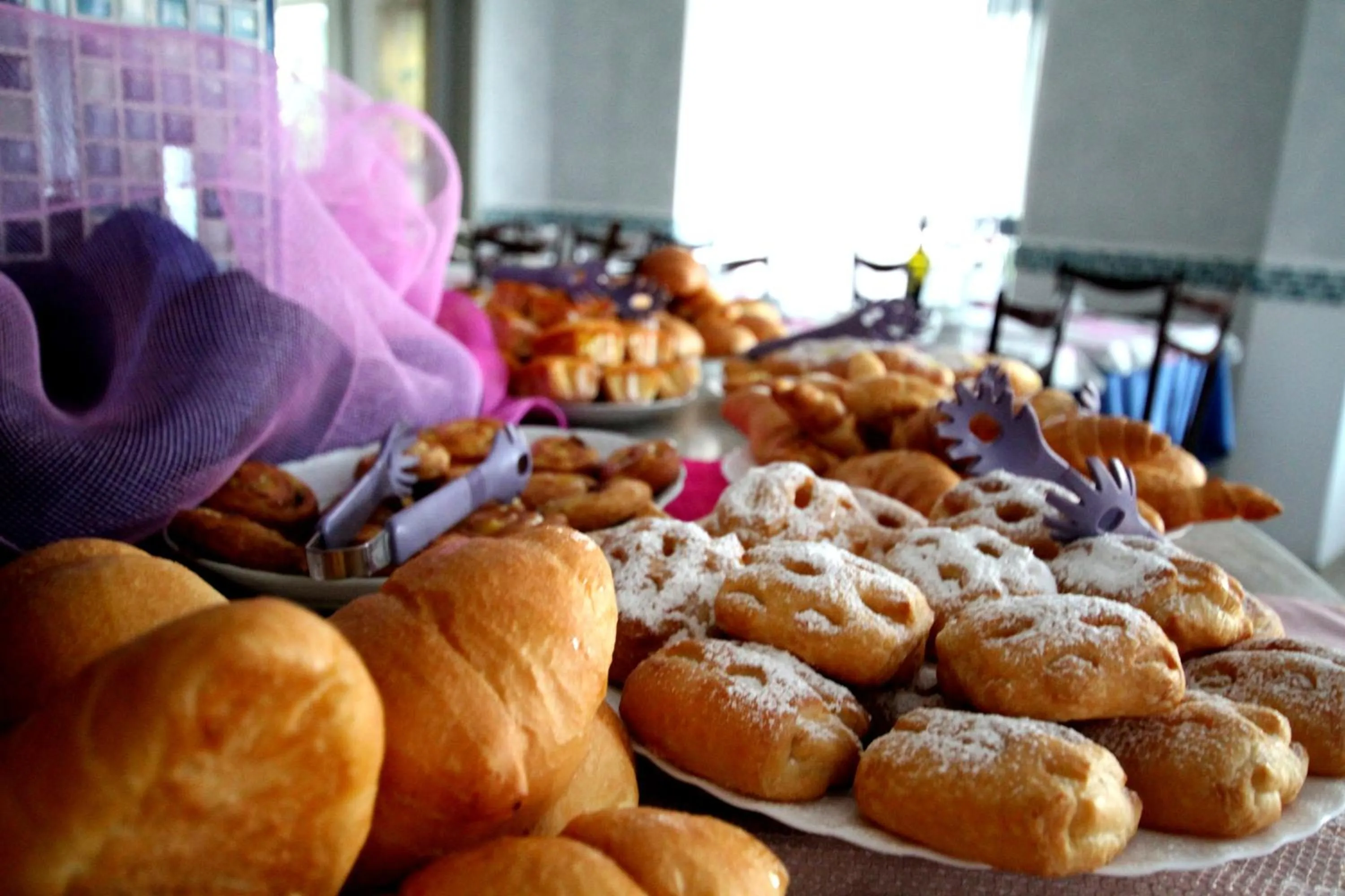 Italian breakfast in Hotel Capri