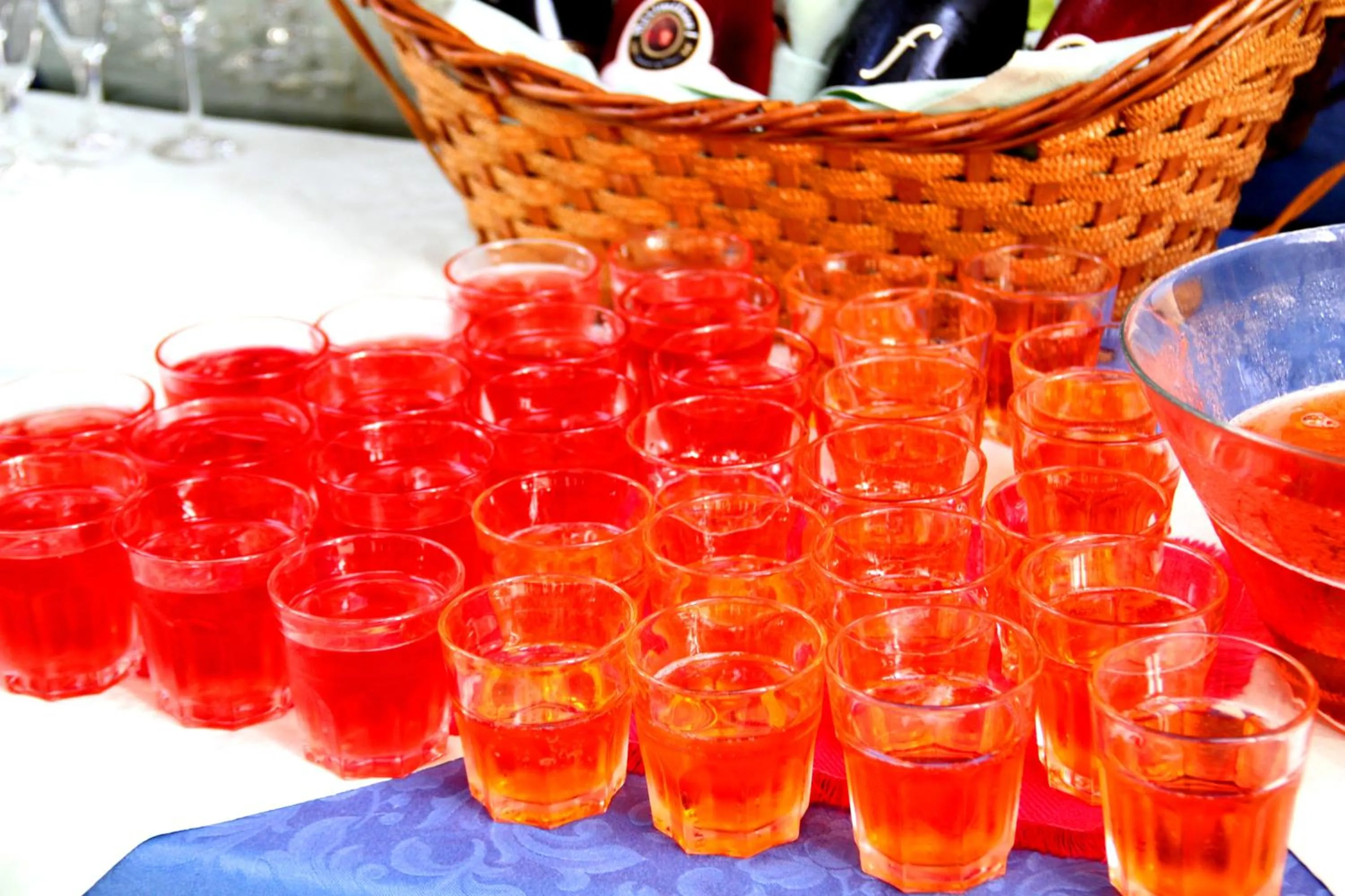 Alcoholic drinks in Hotel Capri