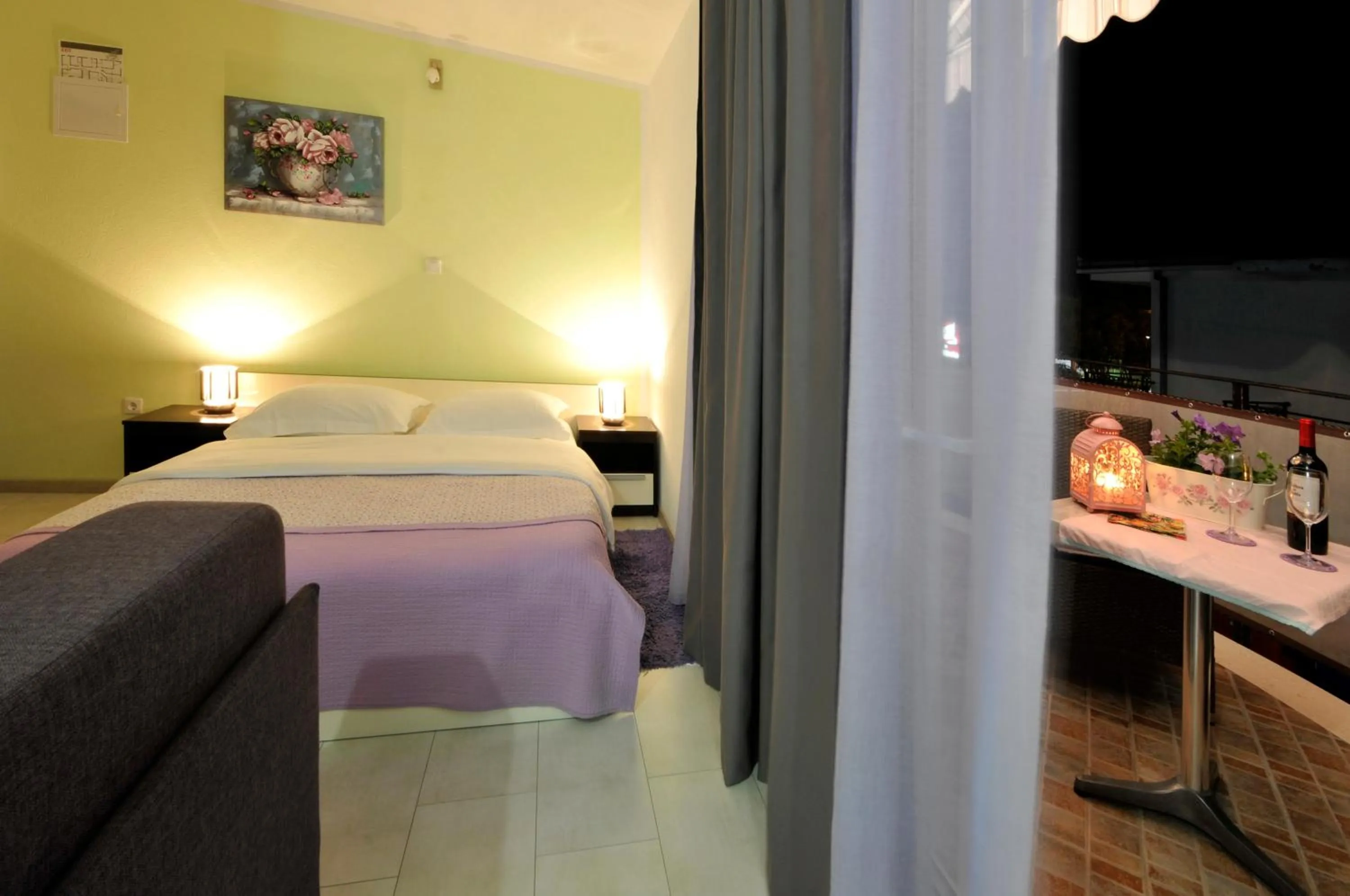 Bedroom in Apartments & Rooms Villa Maslina