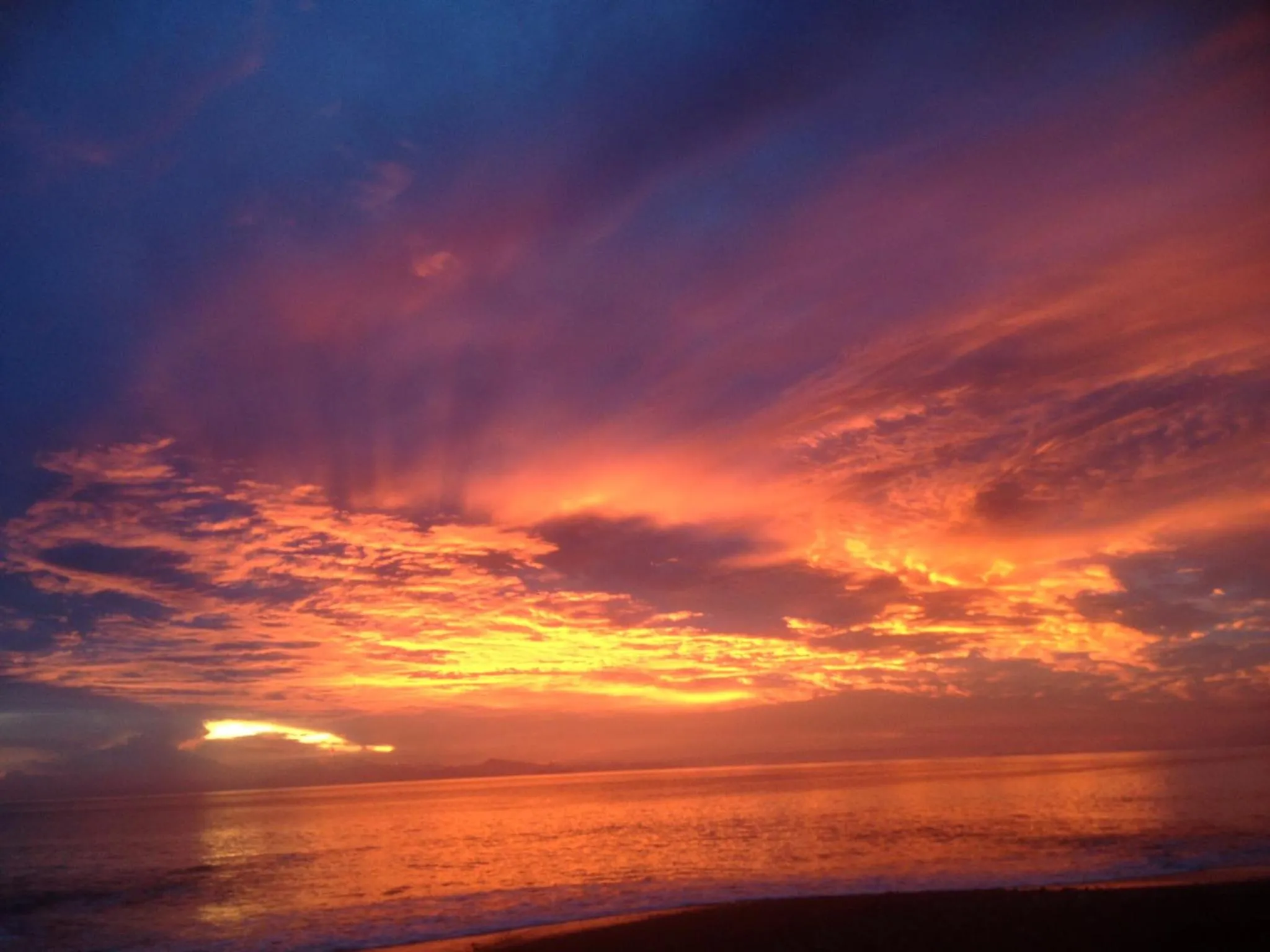 Sunset in Villas Majolana