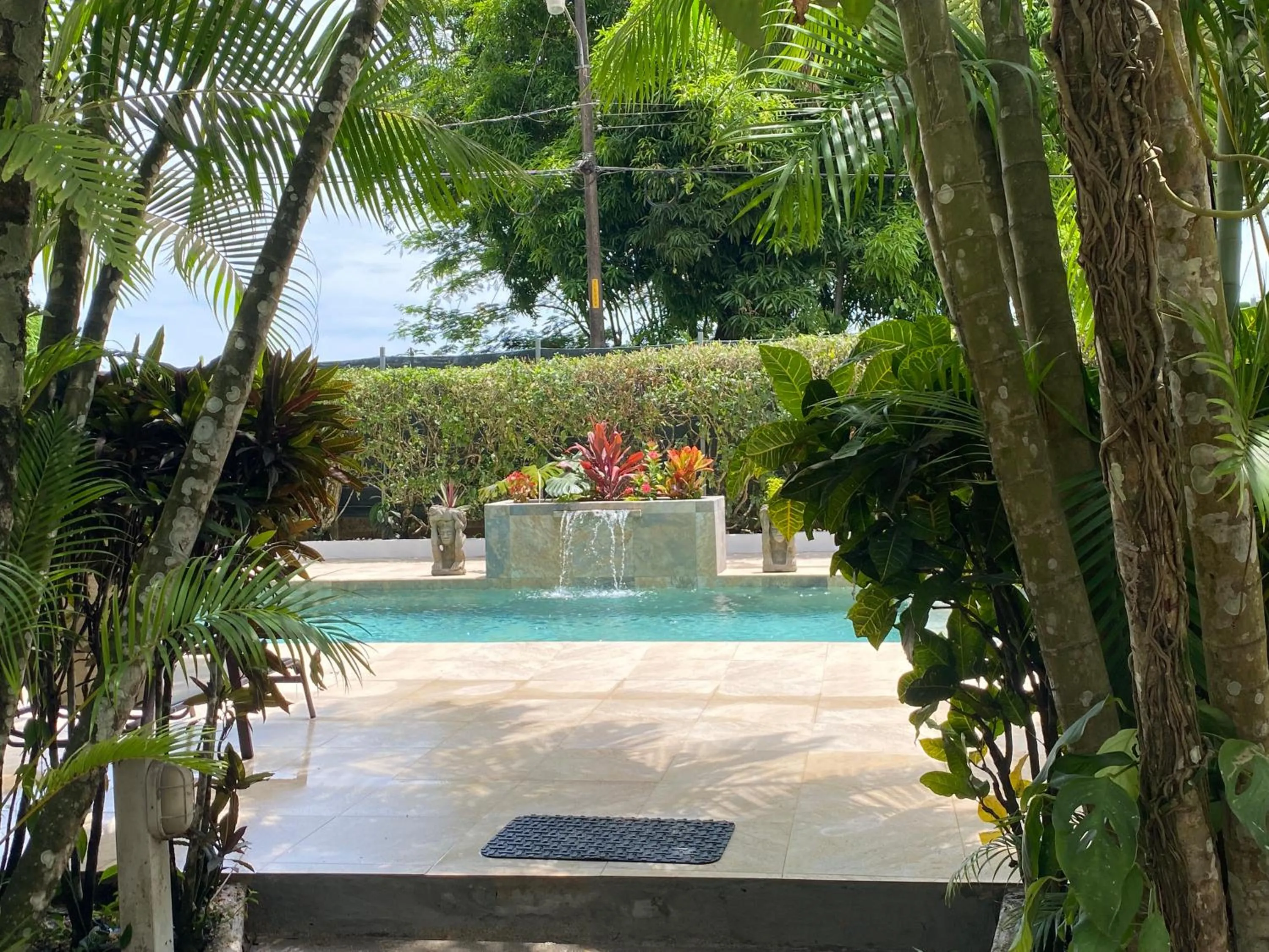 Pool view in Villas Majolana
