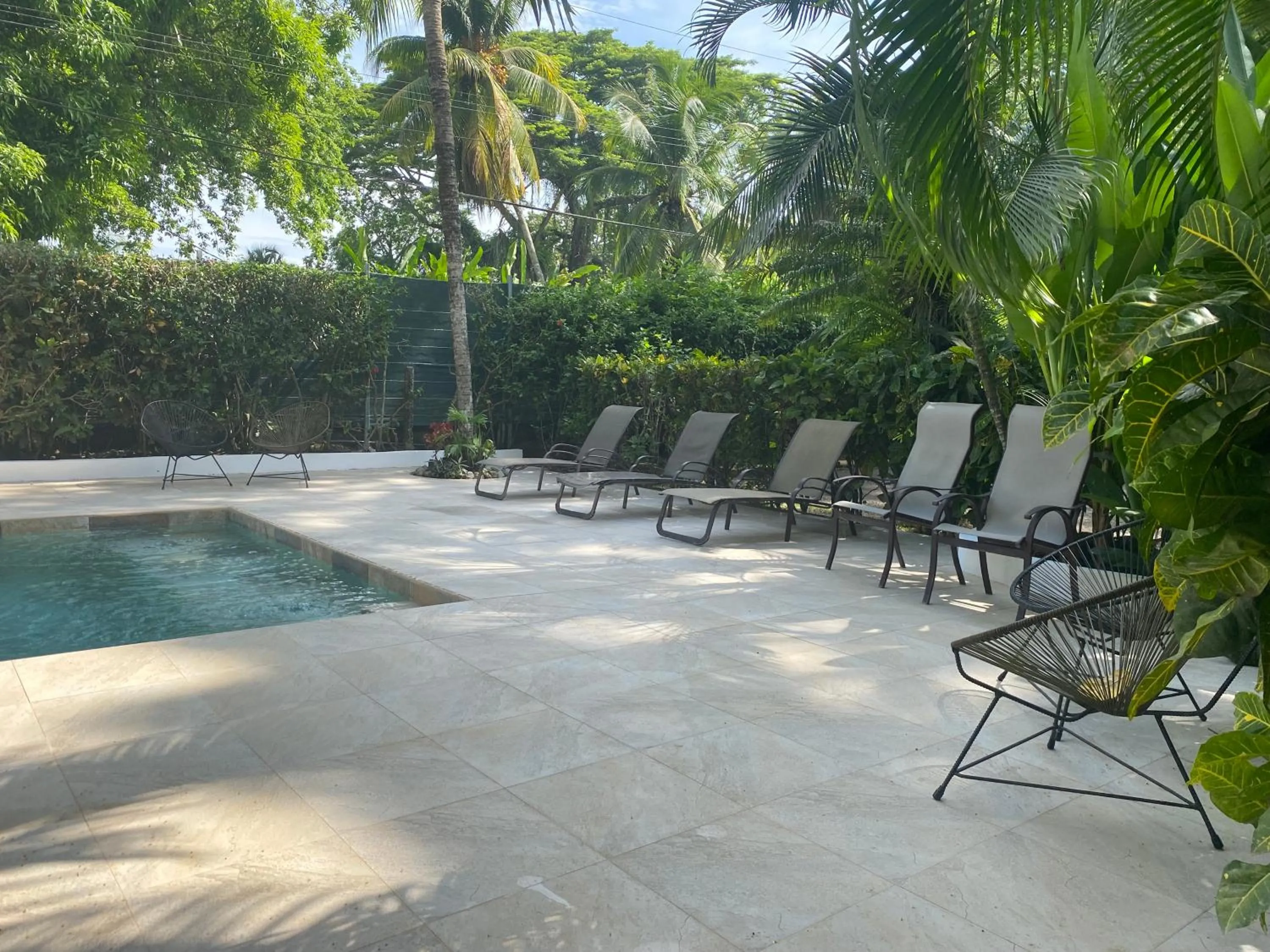 Pool view in Villas Majolana