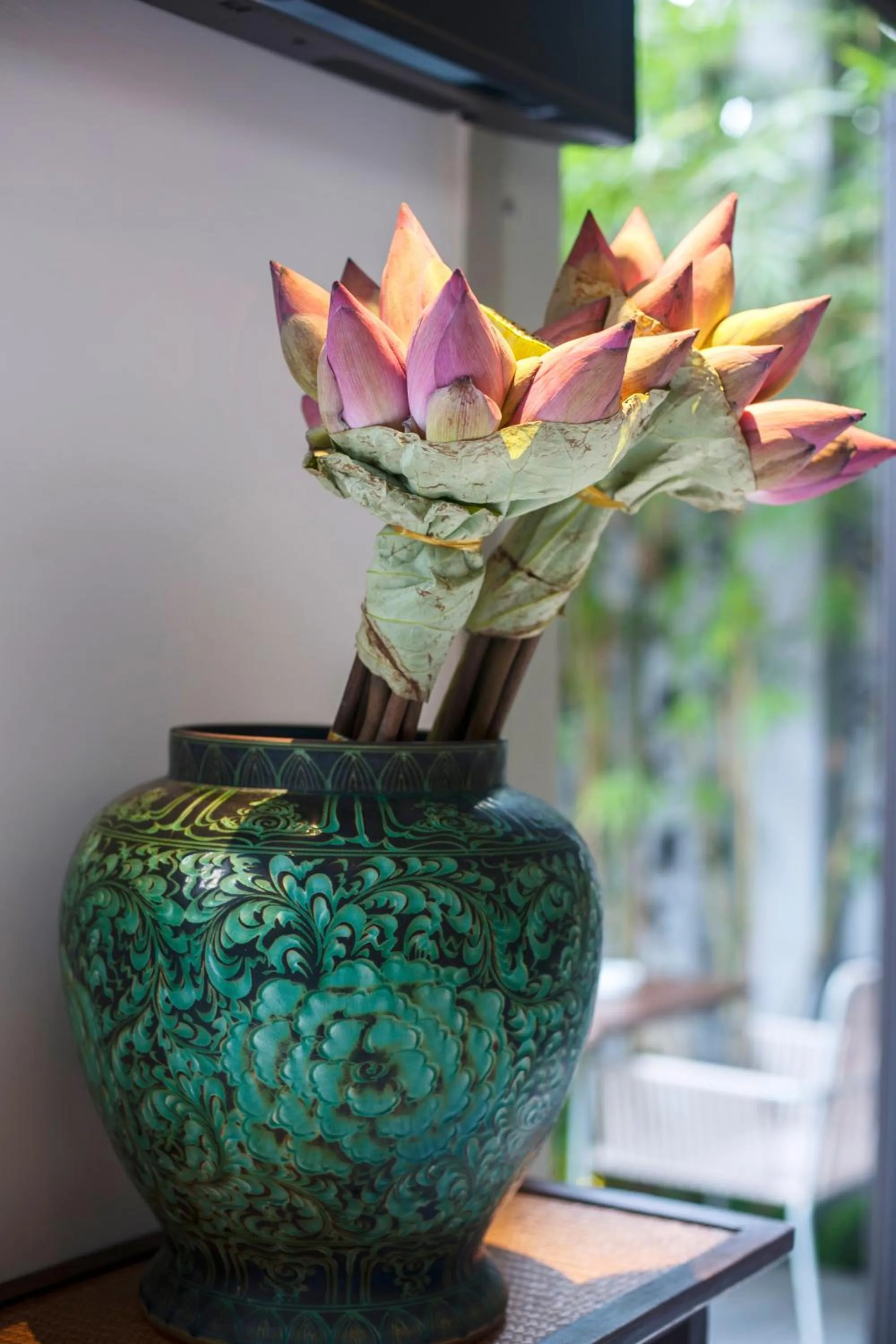 Decorative detail in Sen Boutique Hotel