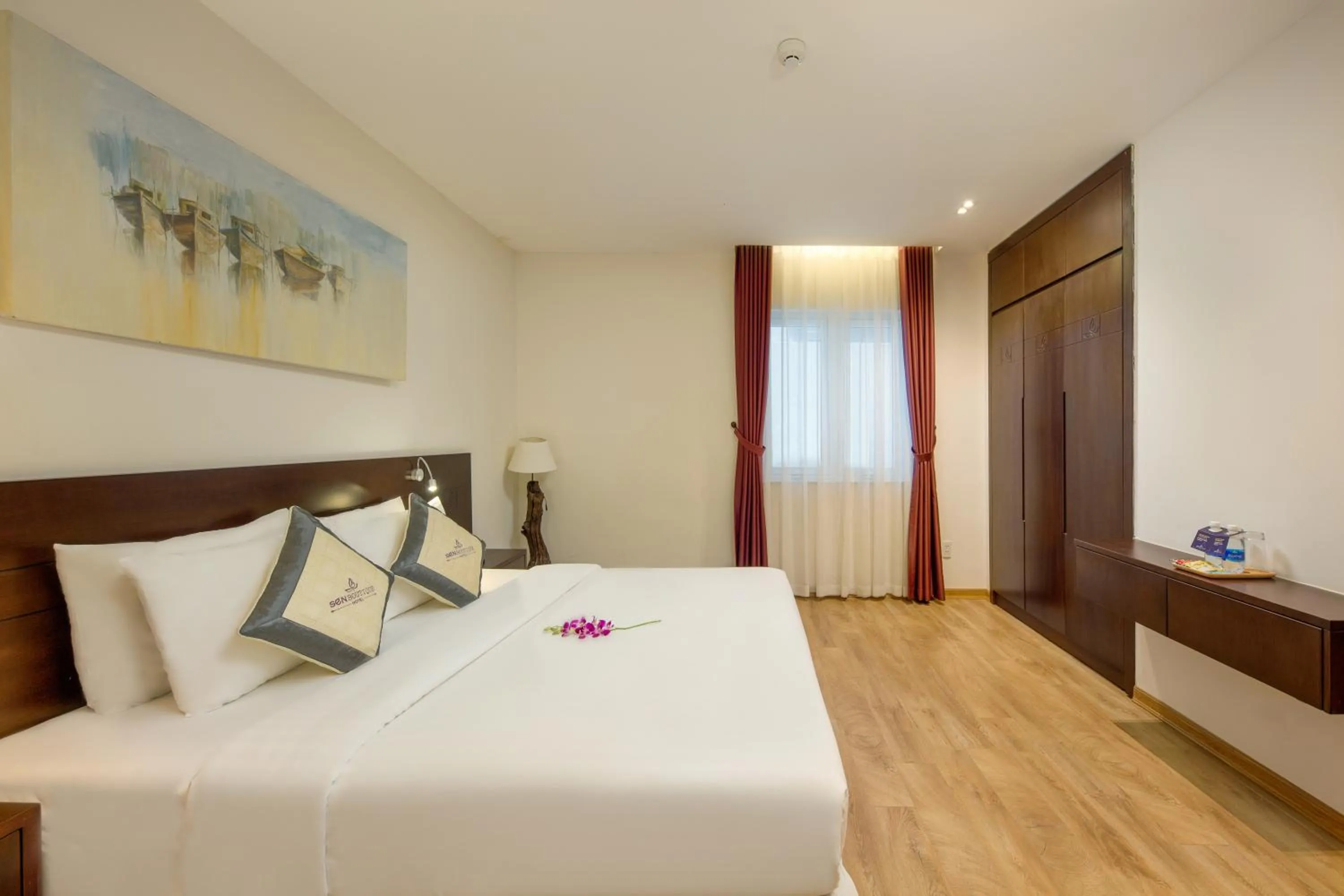 Bed in Sen Boutique Hotel