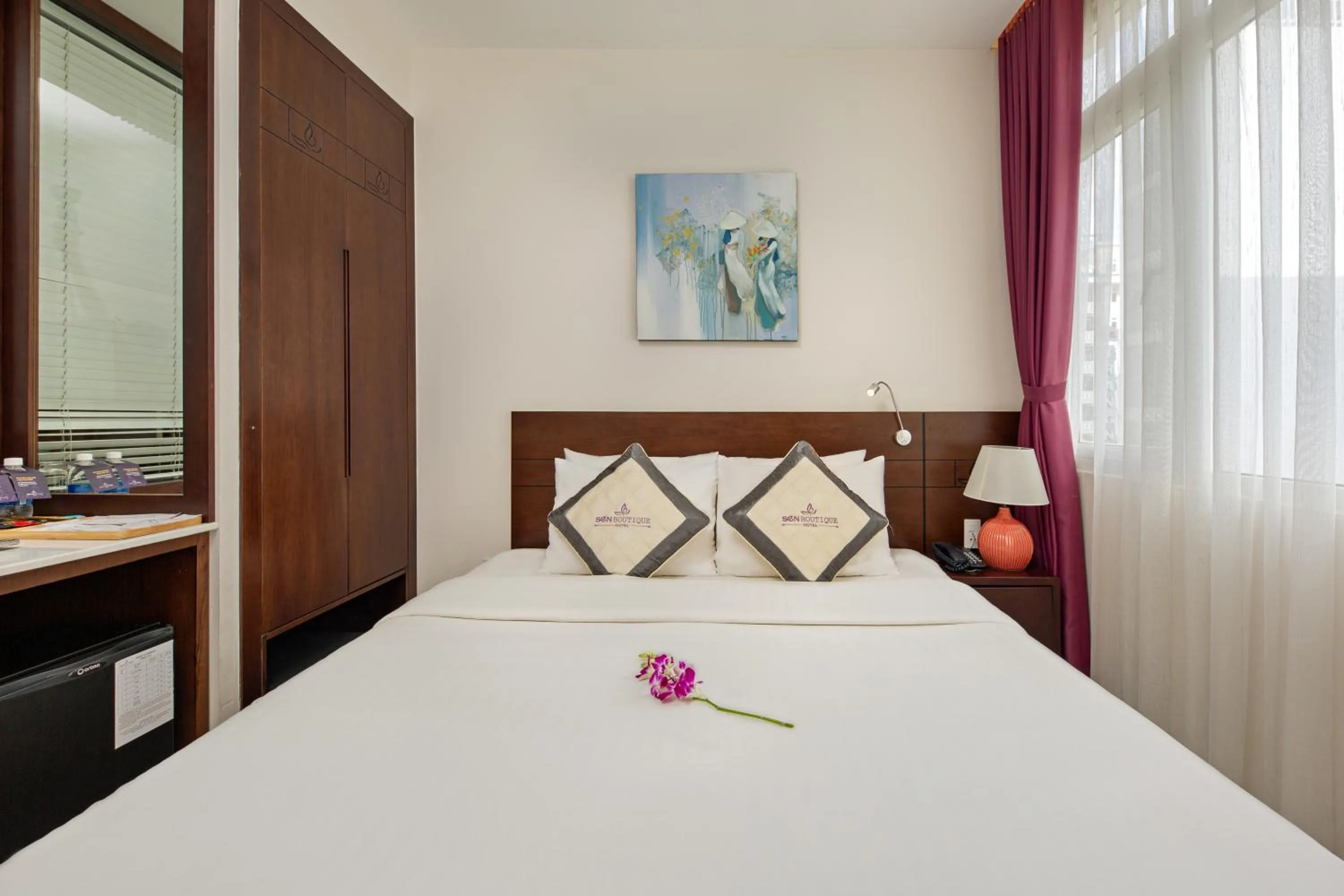 Bed in Sen Boutique Hotel