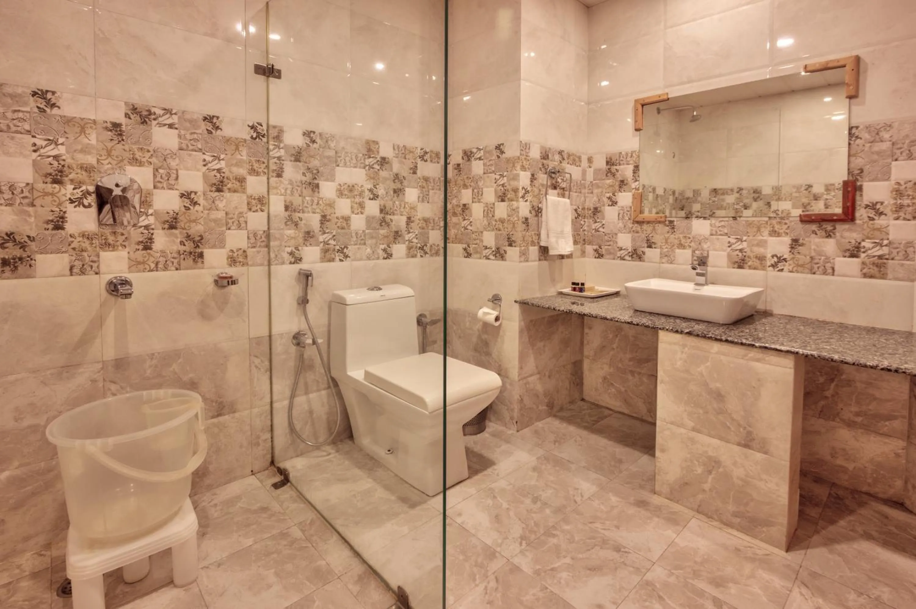 Bathroom in Snow Flakes Resort And Spa Centrally Heated Luxury Resort