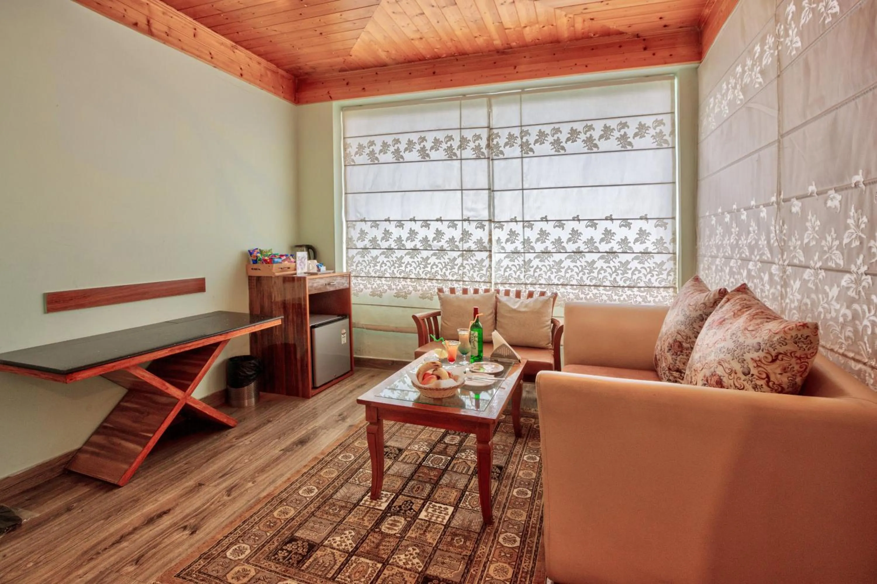 Living room in Snow Flakes Resort And Spa Centrally Heated Luxury Resort