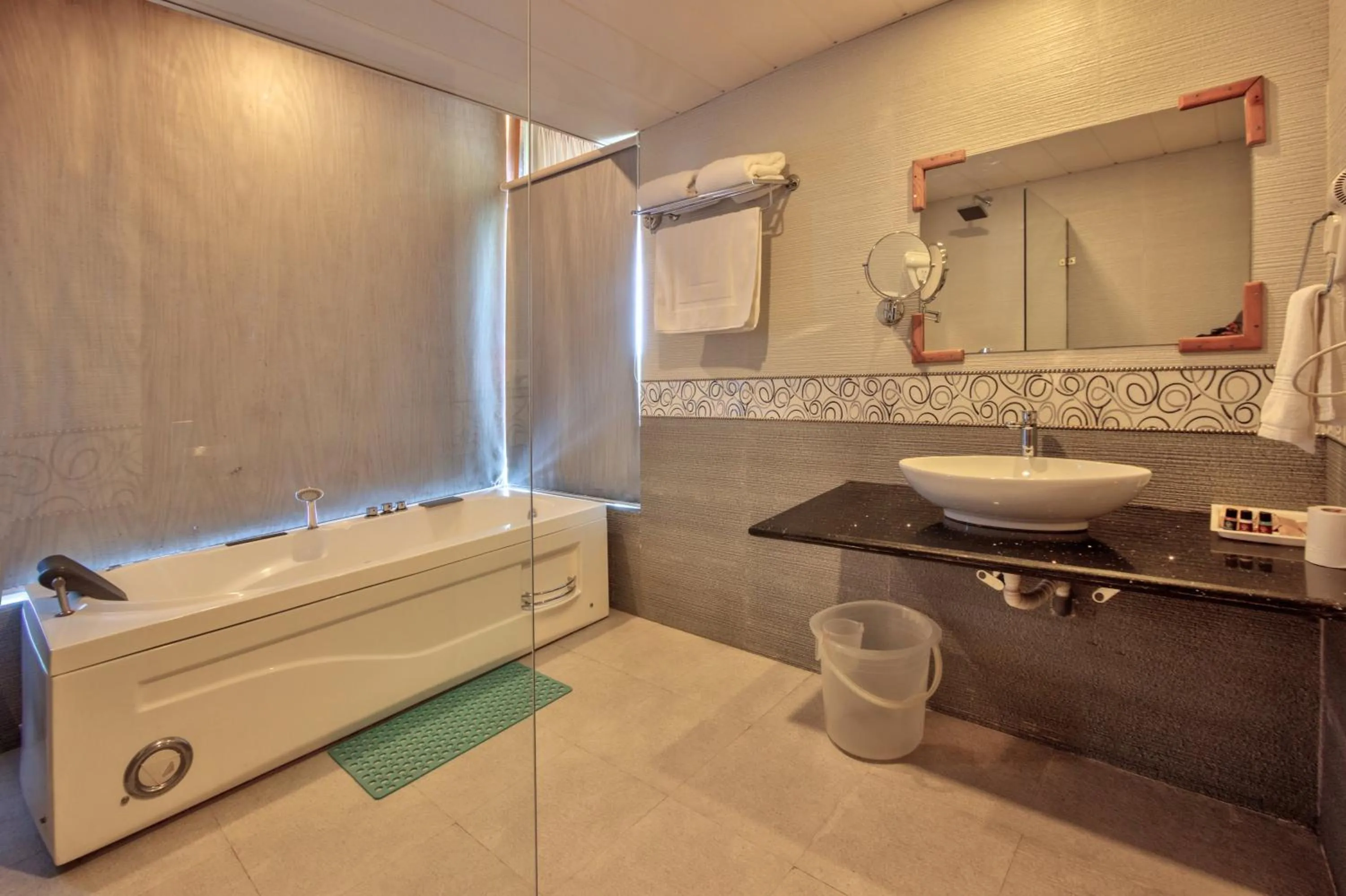 Bathroom in Snow Flakes Resort And Spa Centrally Heated Luxury Resort