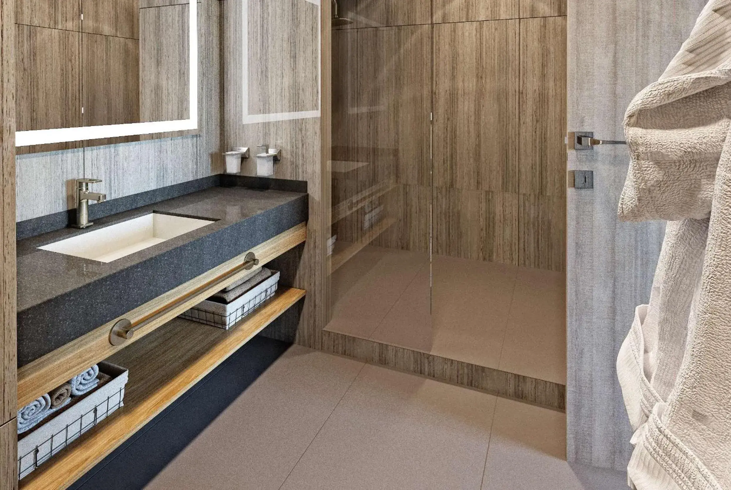 Bathroom in Wyndham Garden Astana Bathroom in Wyndham Garden Astana