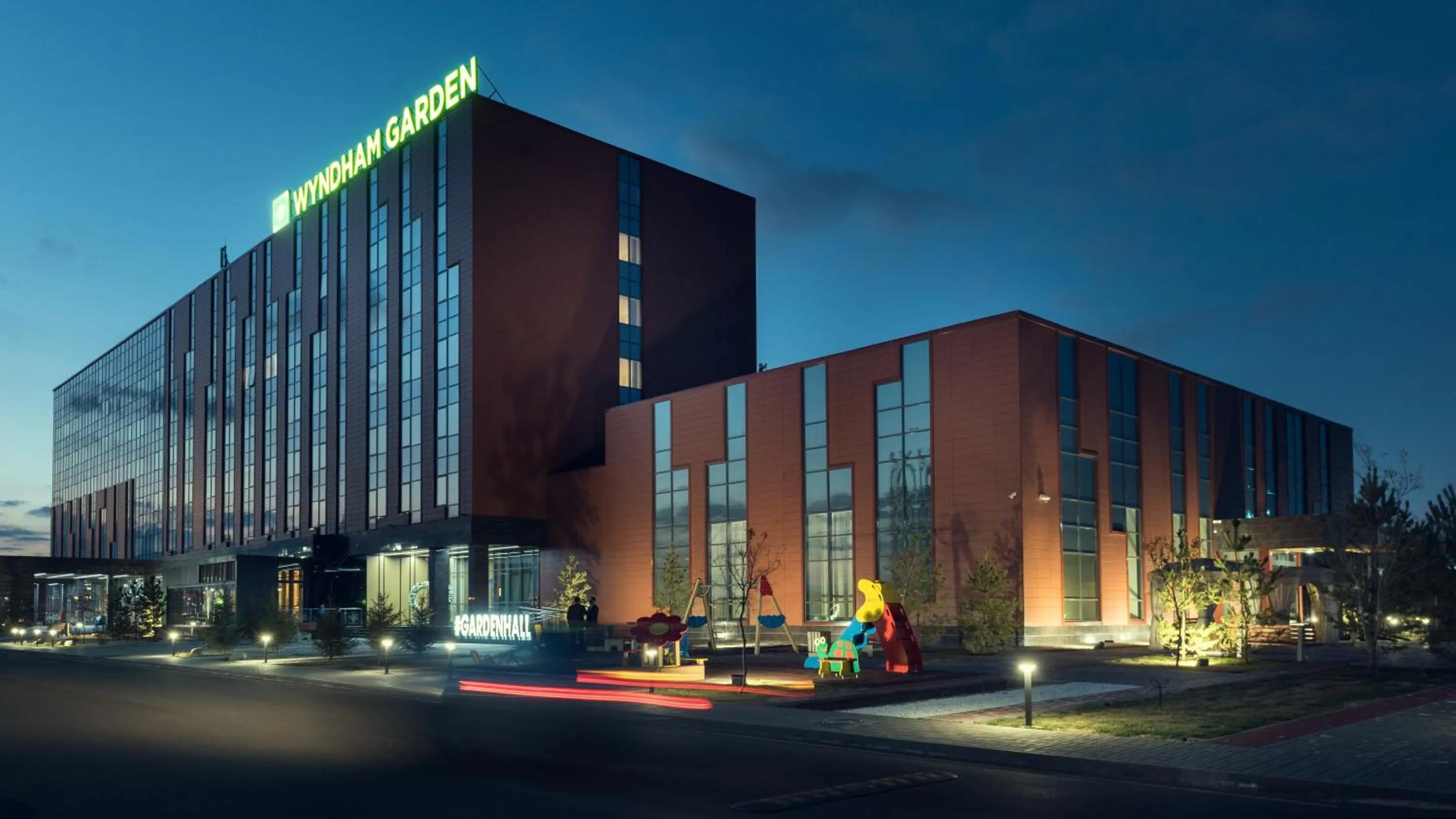 Property building in Wyndham Garden Astana