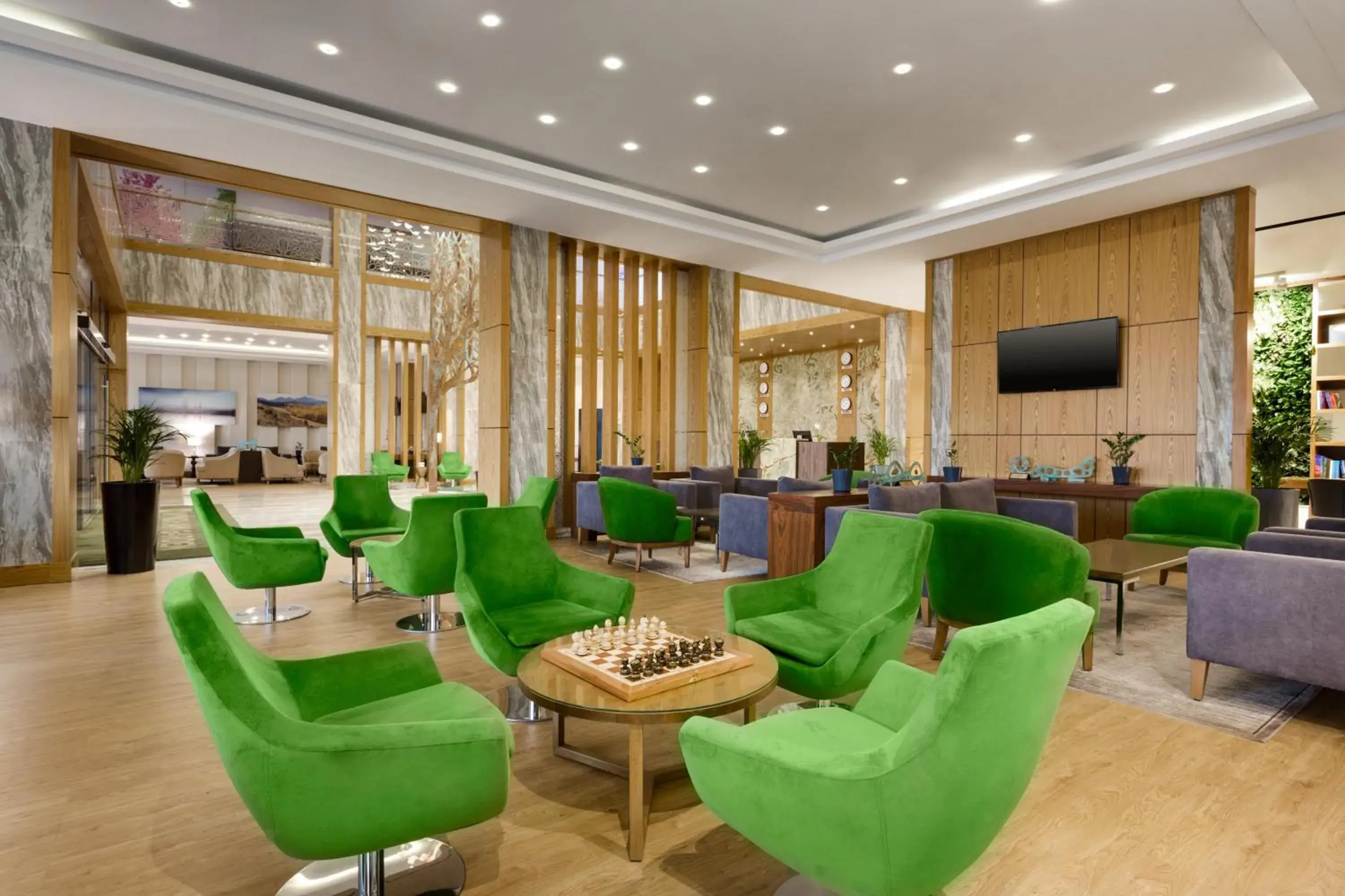 Lobby or reception in Wyndham Garden Astana Lobby or reception in Wyndham Garden Astana