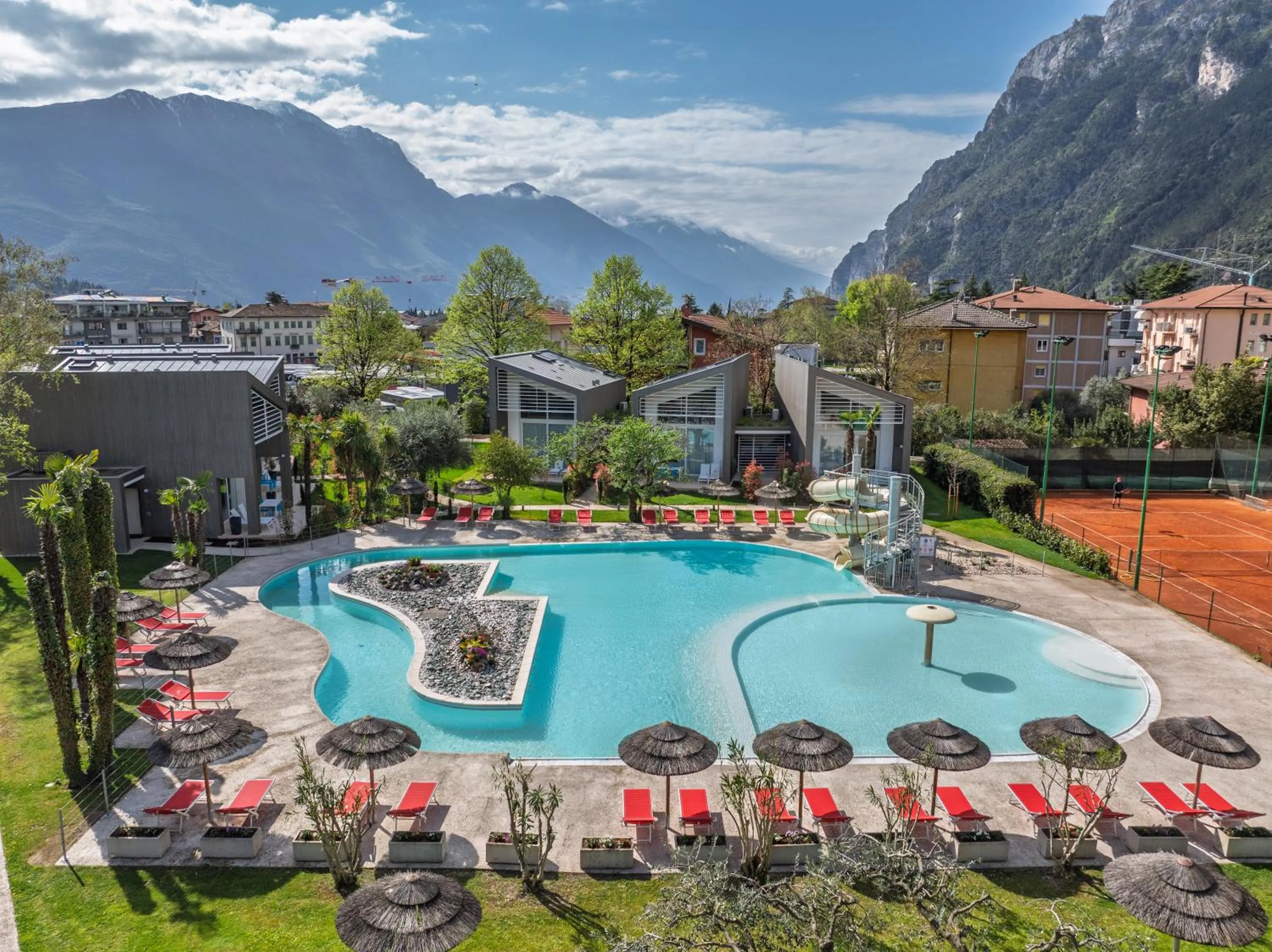 Pool view in Garda Sporting Club Hotel