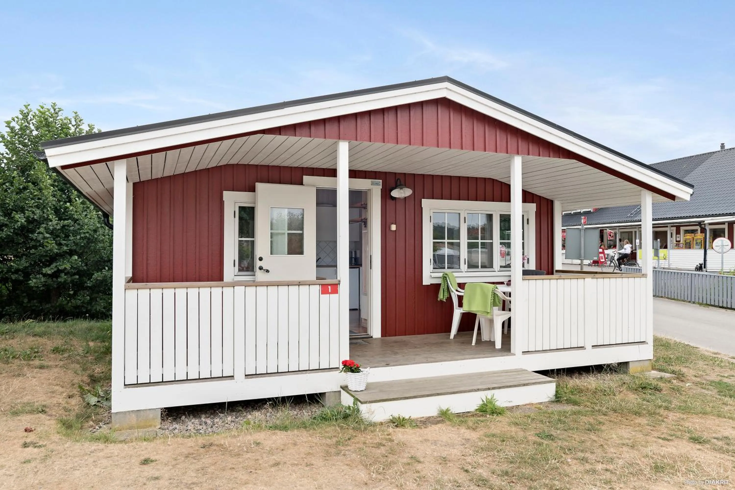 Property building in First Camp Kärradal-Varberg