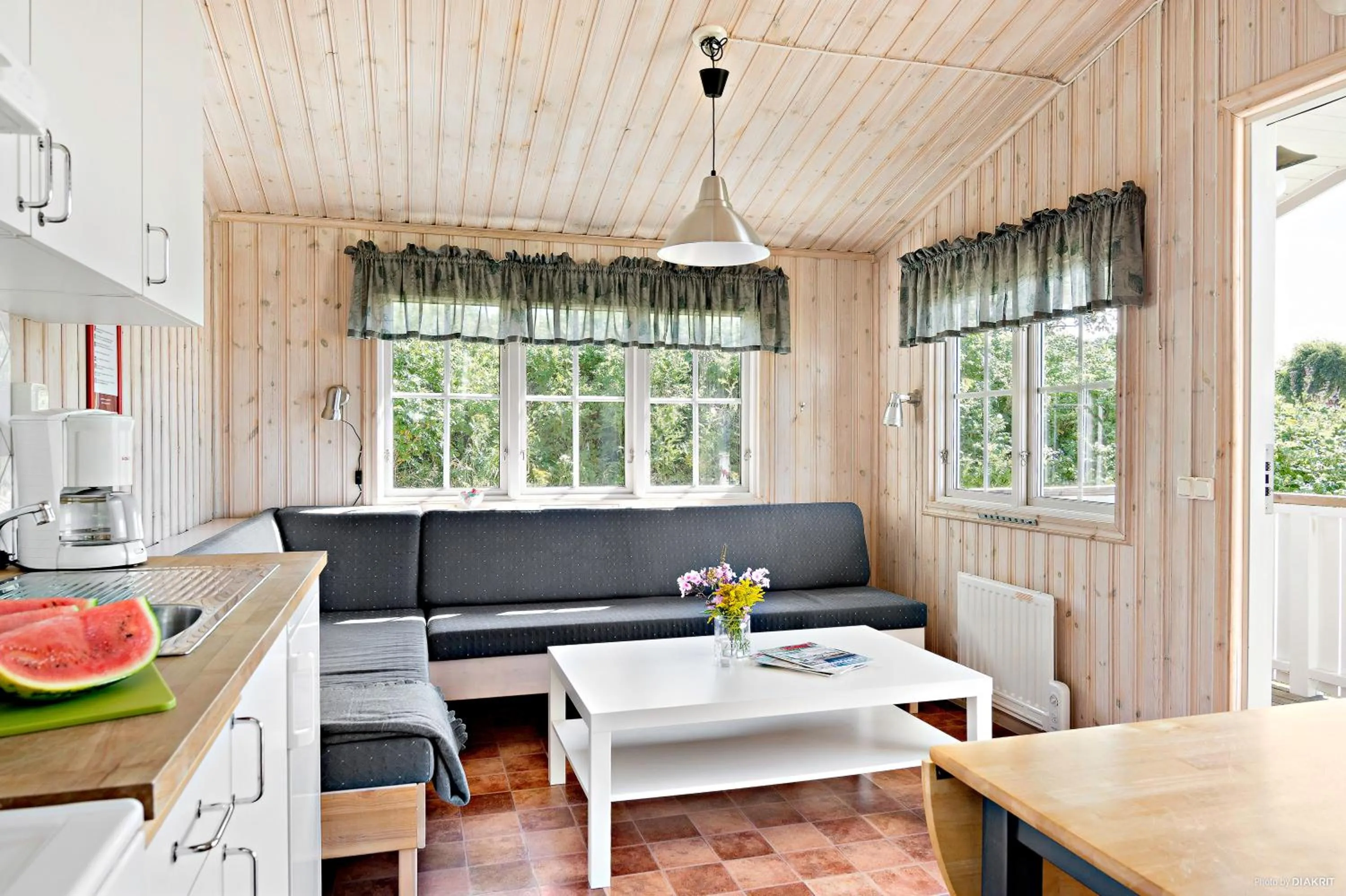 Kitchen or kitchenette in First Camp Kärradal-Varberg