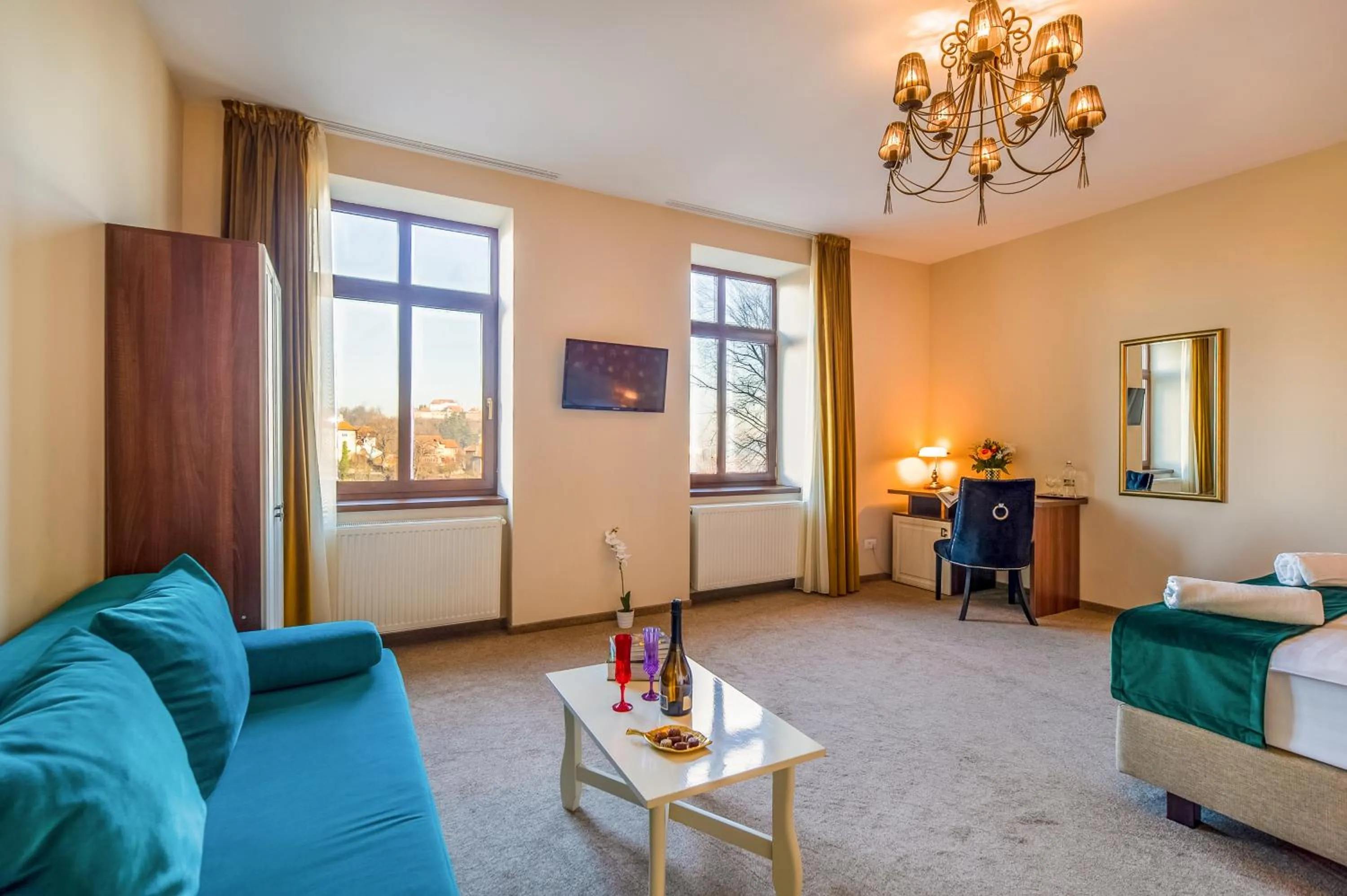 Living room in Casa Moritz