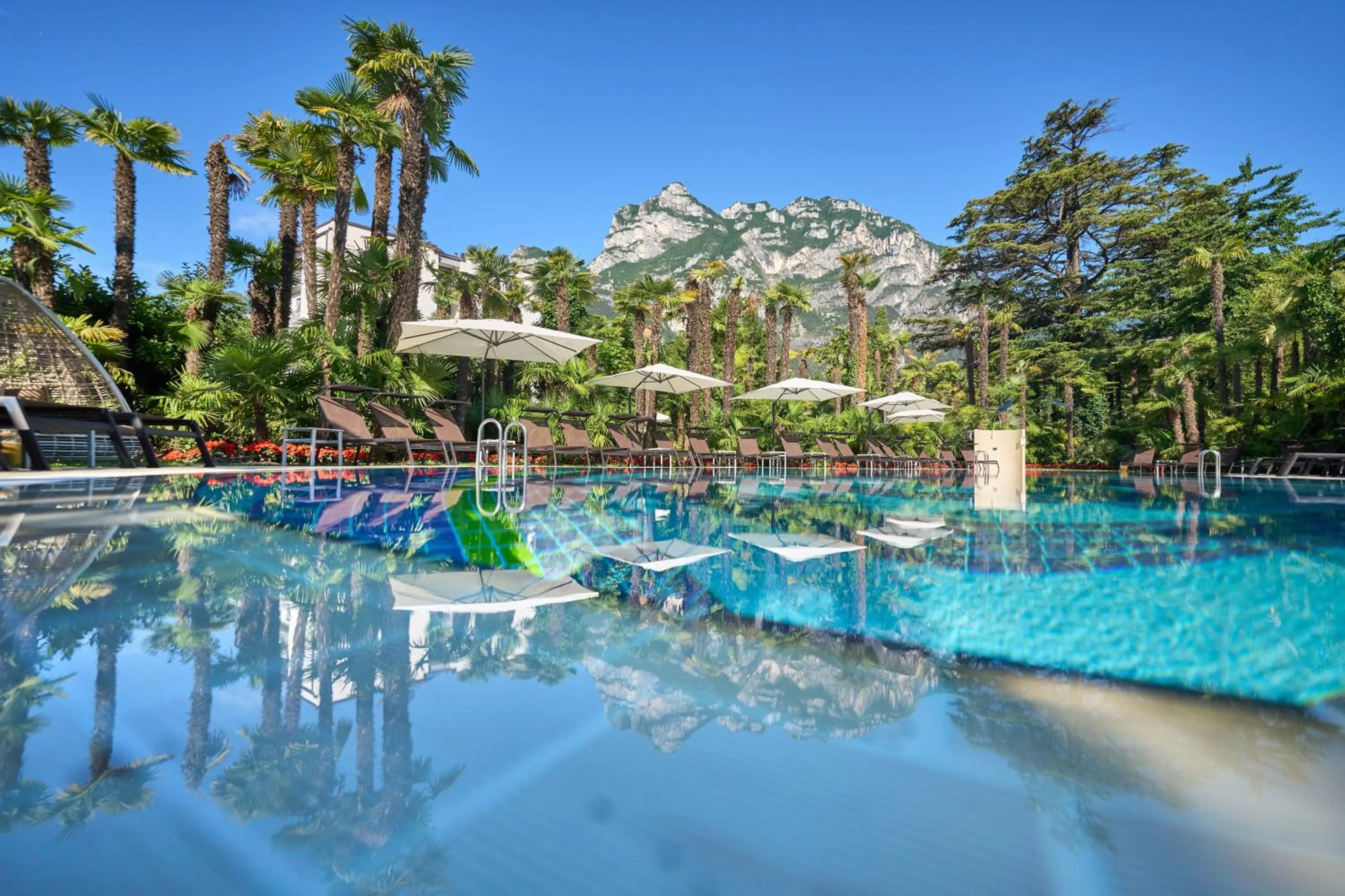 Swimming pool in Parc Hotel Flora S
