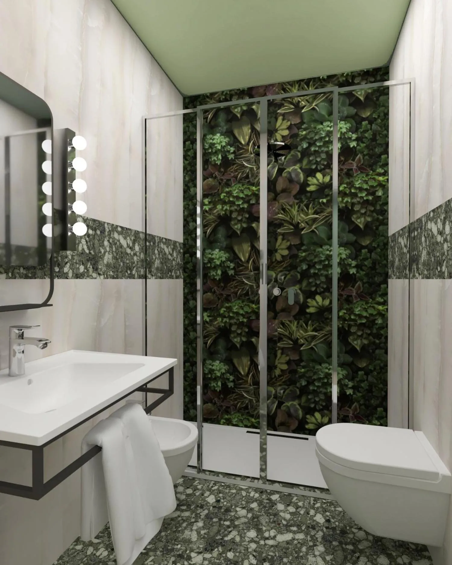 Bathroom in Parc Hotel Flora S