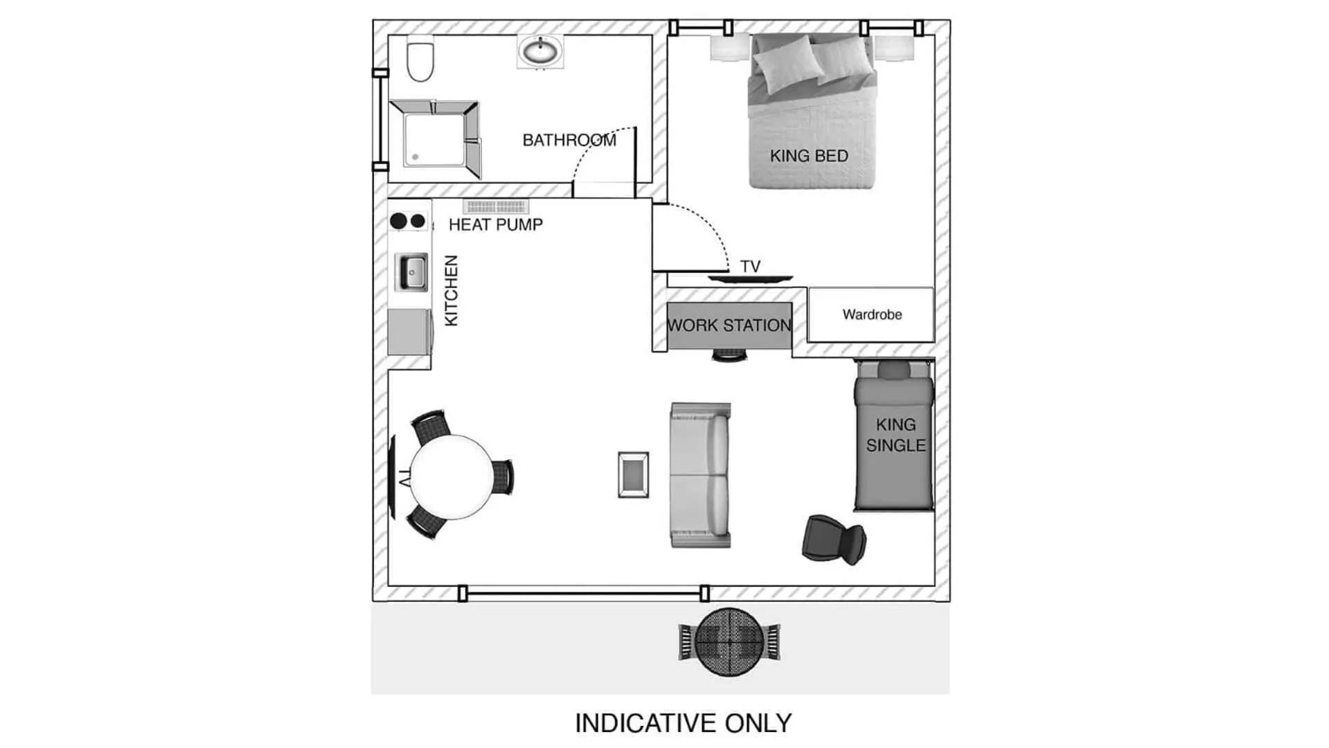 Floor plan in Coastal Ridge Apartments