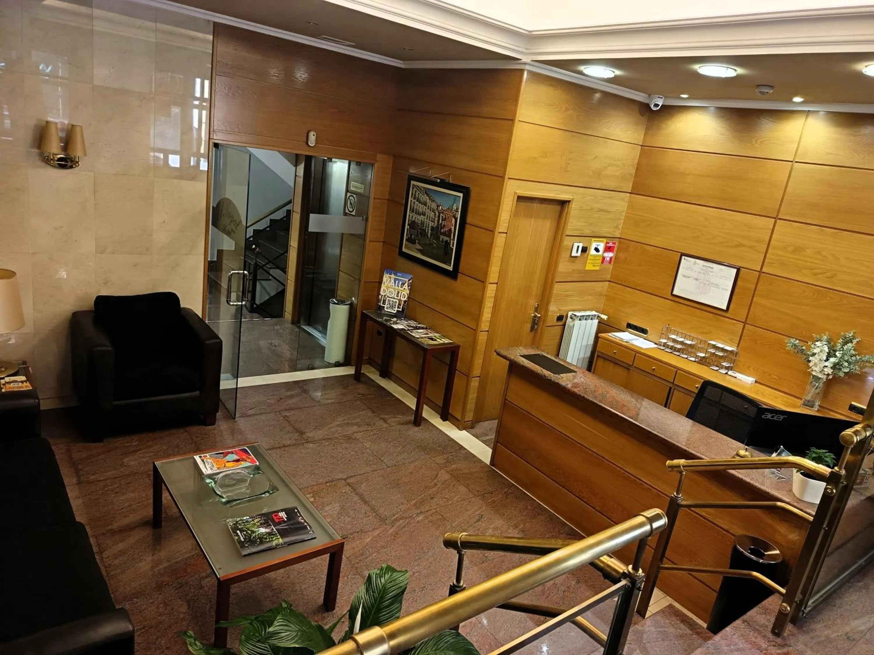 Lobby or reception in Hotel El Nogal