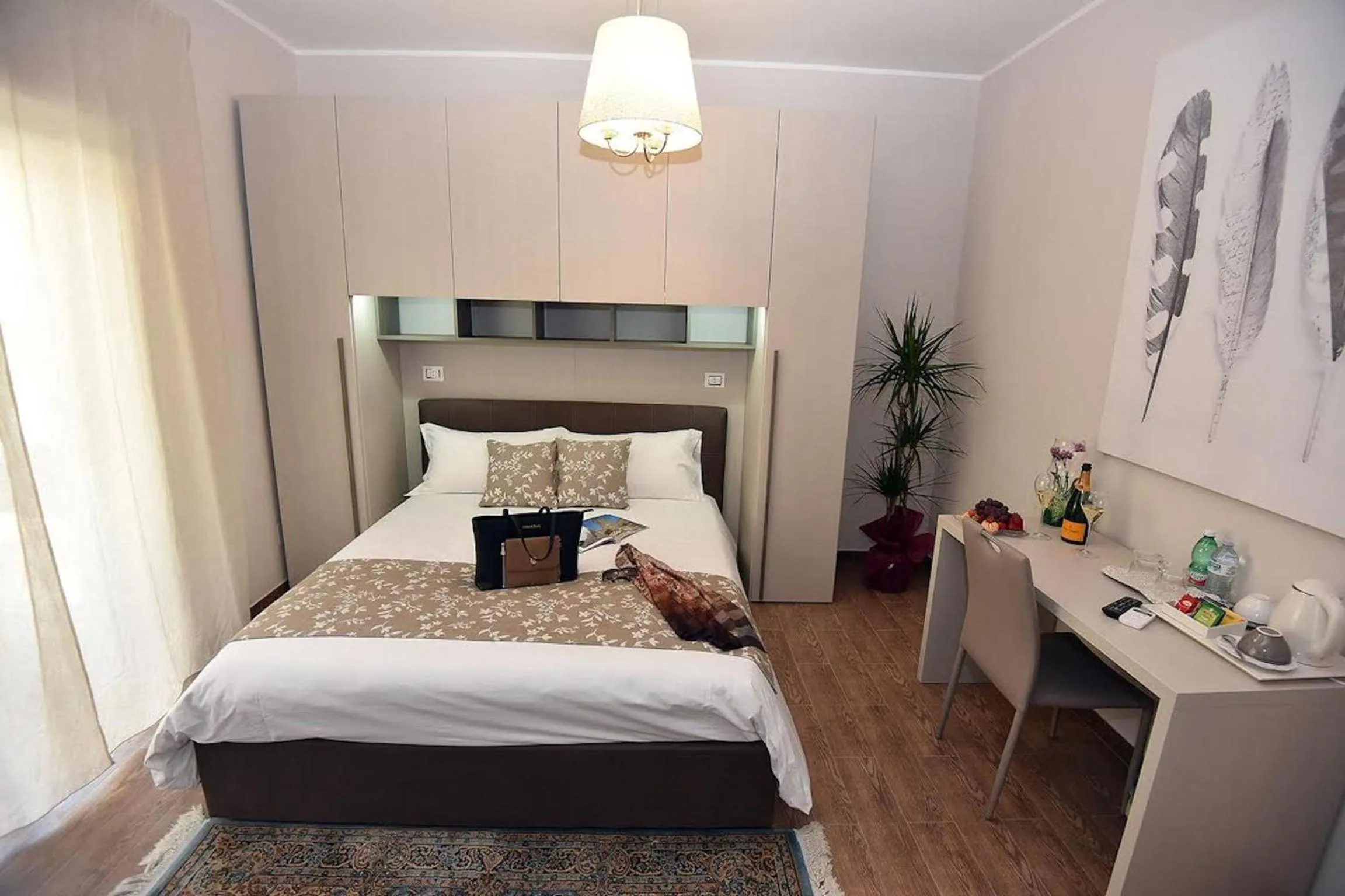 Bed in B&B Paradiso Relais