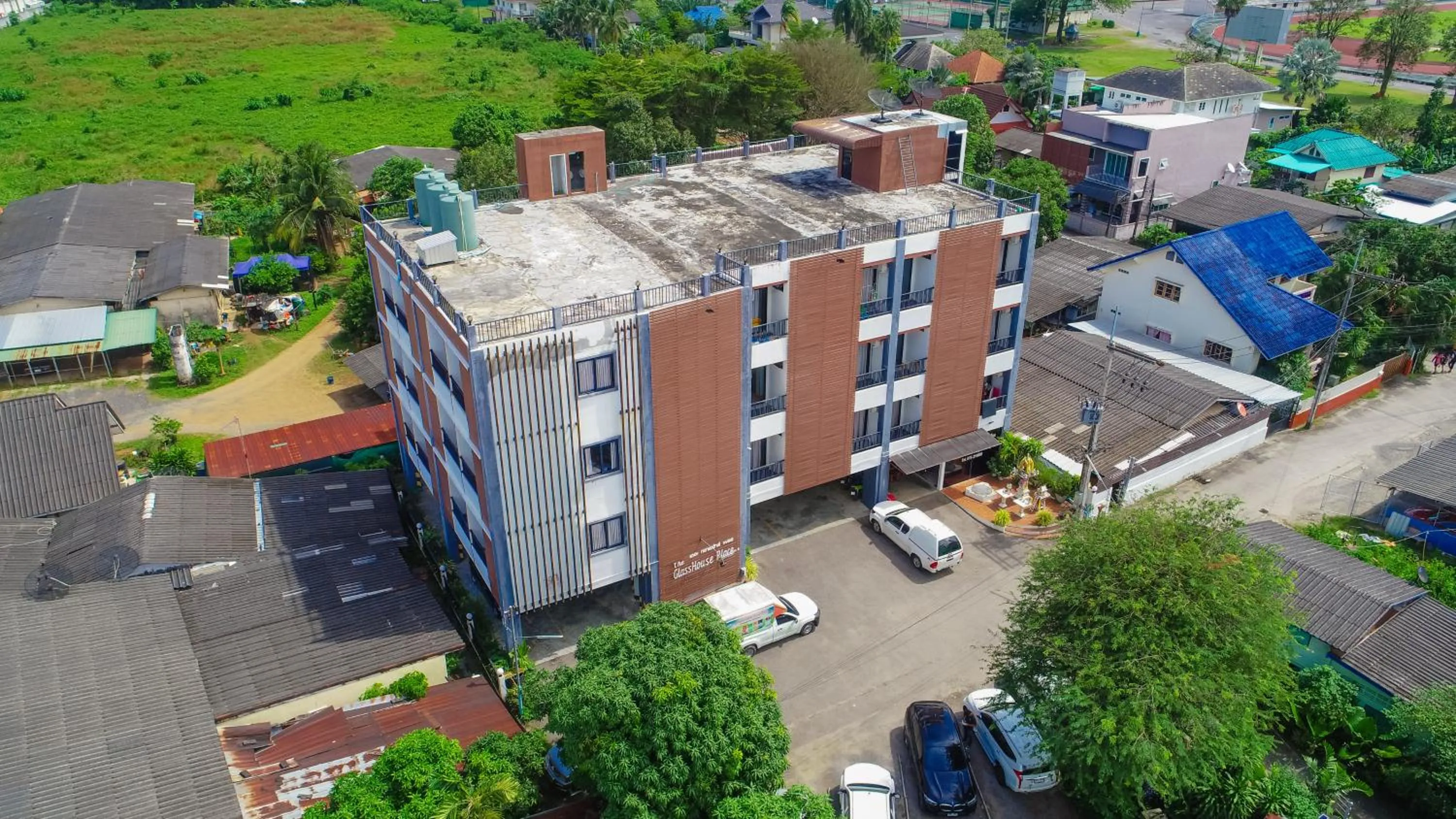 Property building in The Glasshouse place