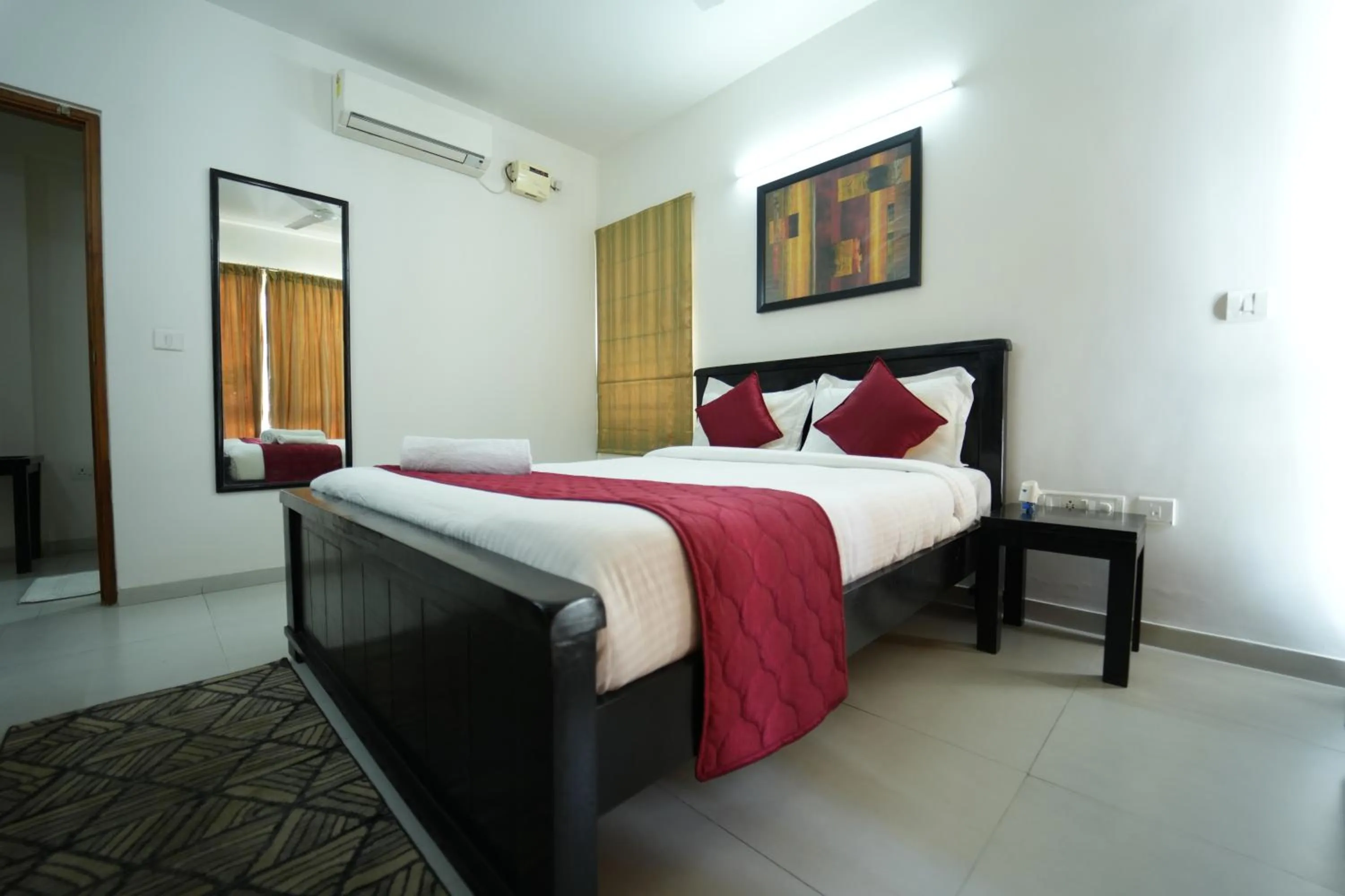 Bed in The Altruist Business Stays Bellandur-1