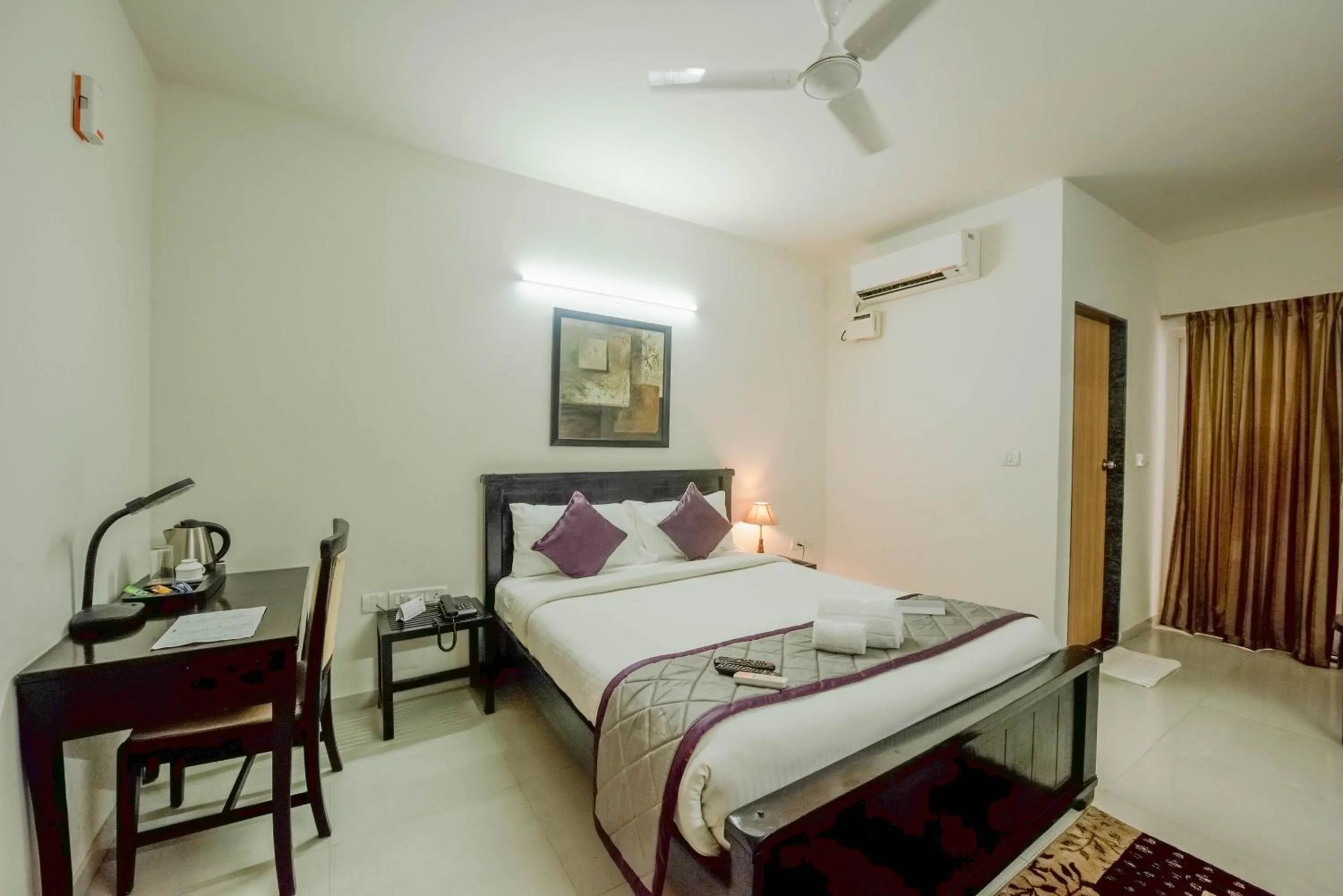 Bedroom, Bed in The Altruist Business Stays Bellandur-1