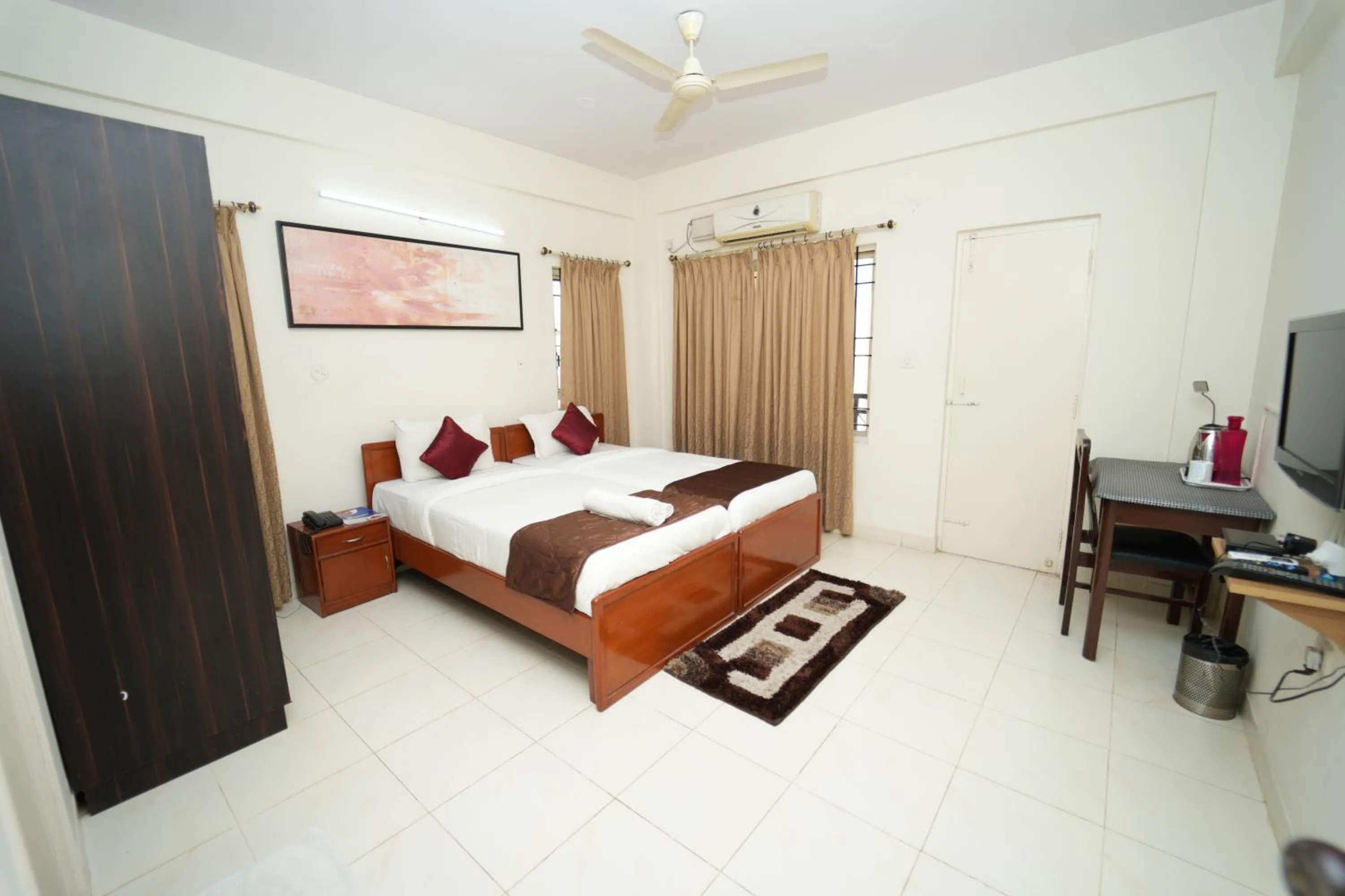 Bed in The Altruist Business Stays Bellandur-1