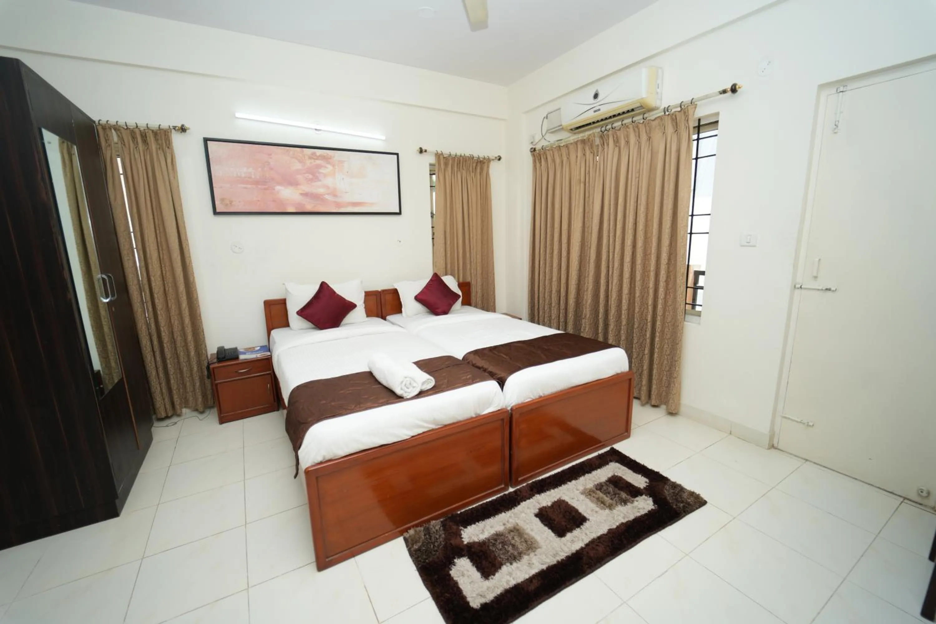 Bed in The Altruist Business Stays Bellandur-1