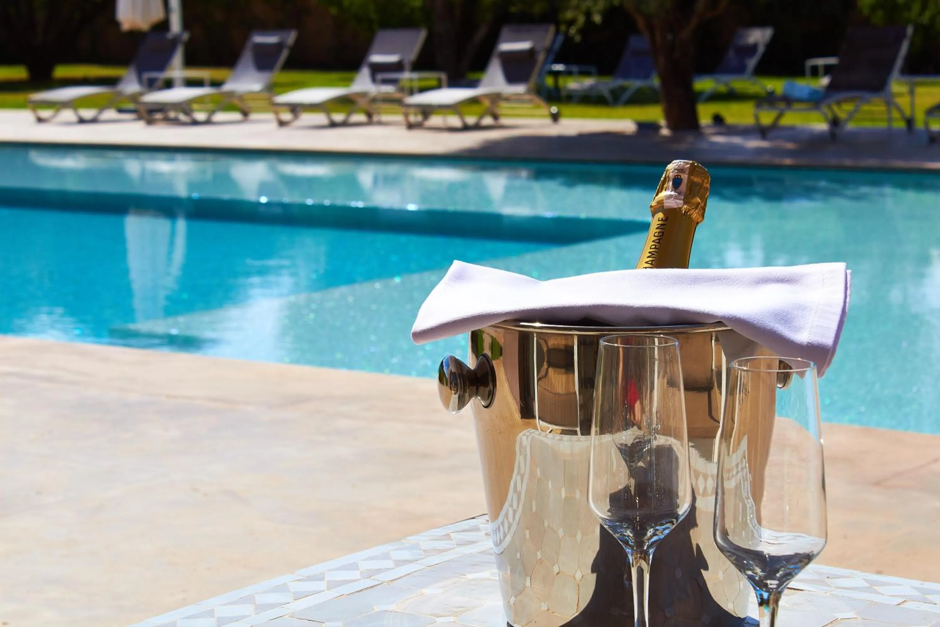 Garden view in Villa Jardins D'Isa