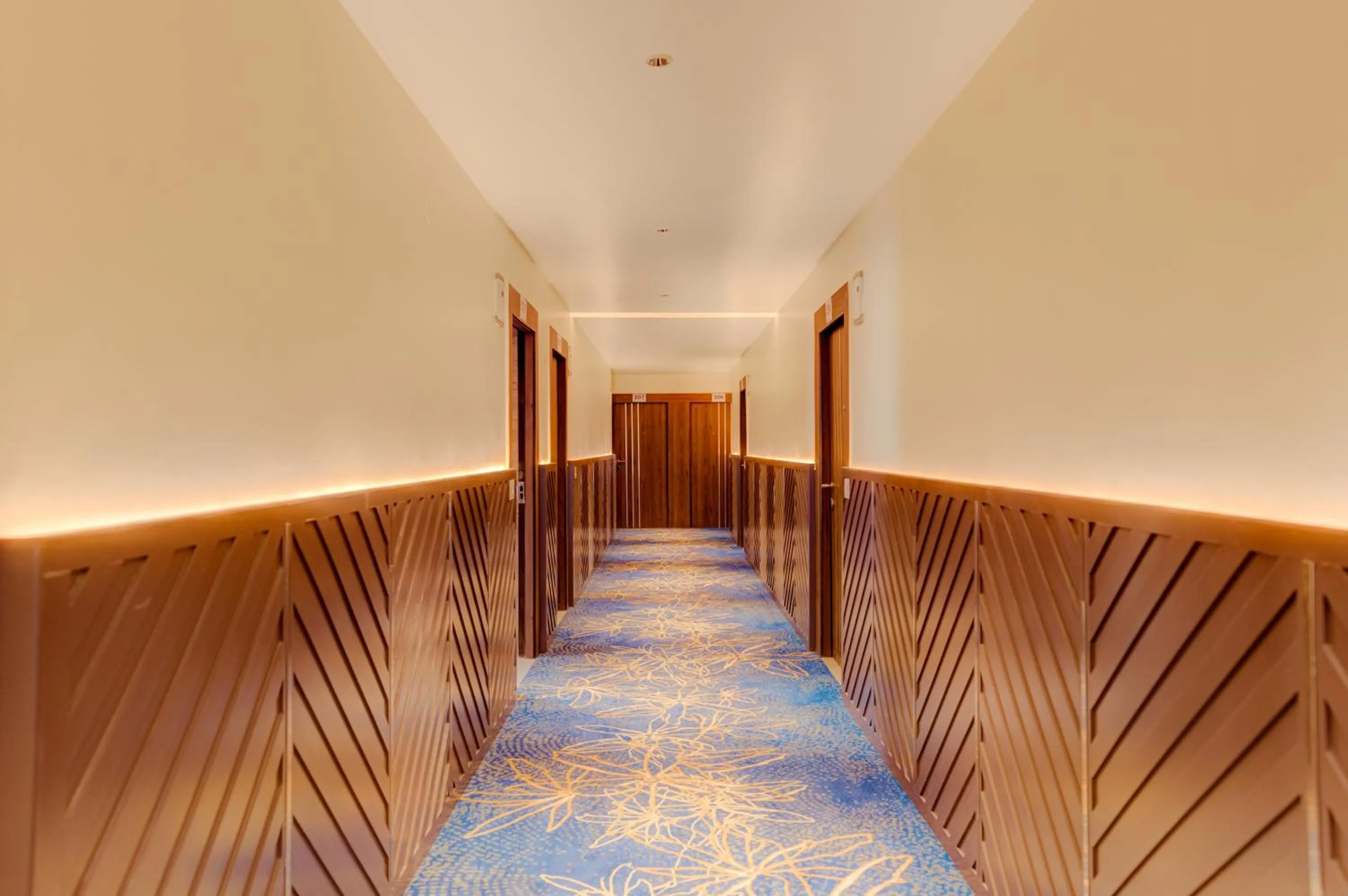 Lobby or reception in Hotel Vasundhara Palace