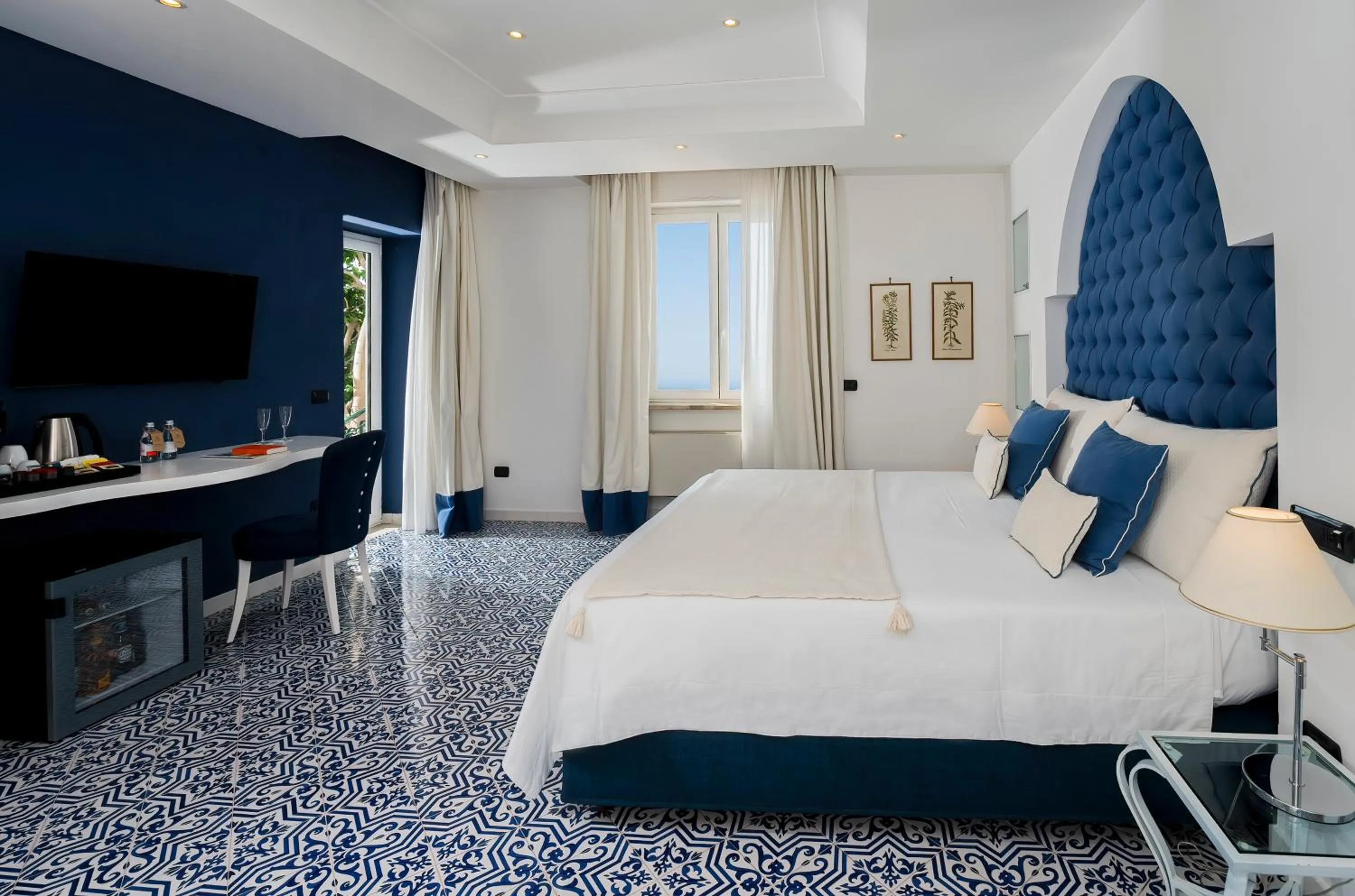 Bed in Hotel Le Agavi