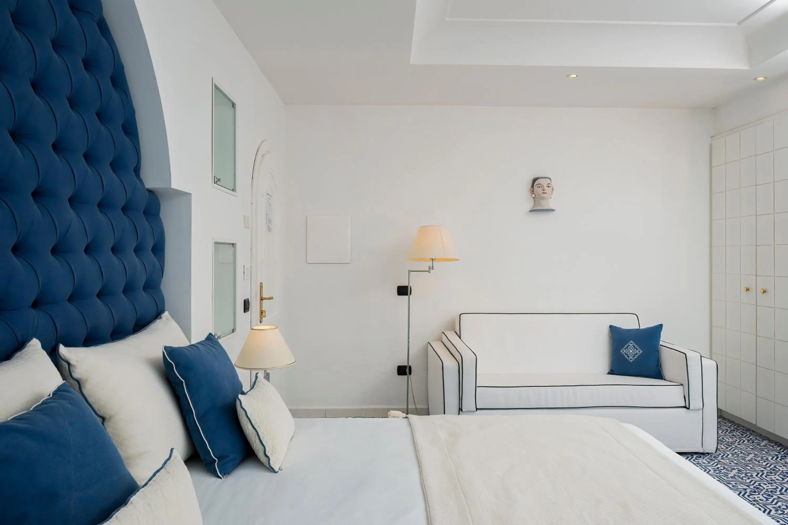 Bed in Hotel Le Agavi