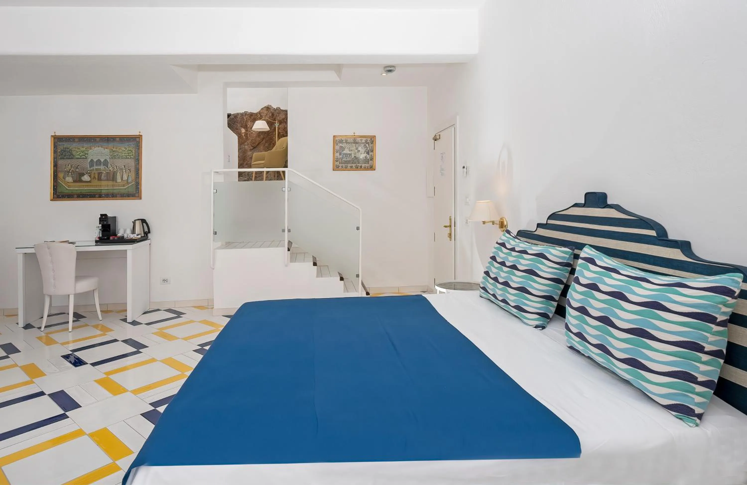 Bed in Hotel Le Agavi