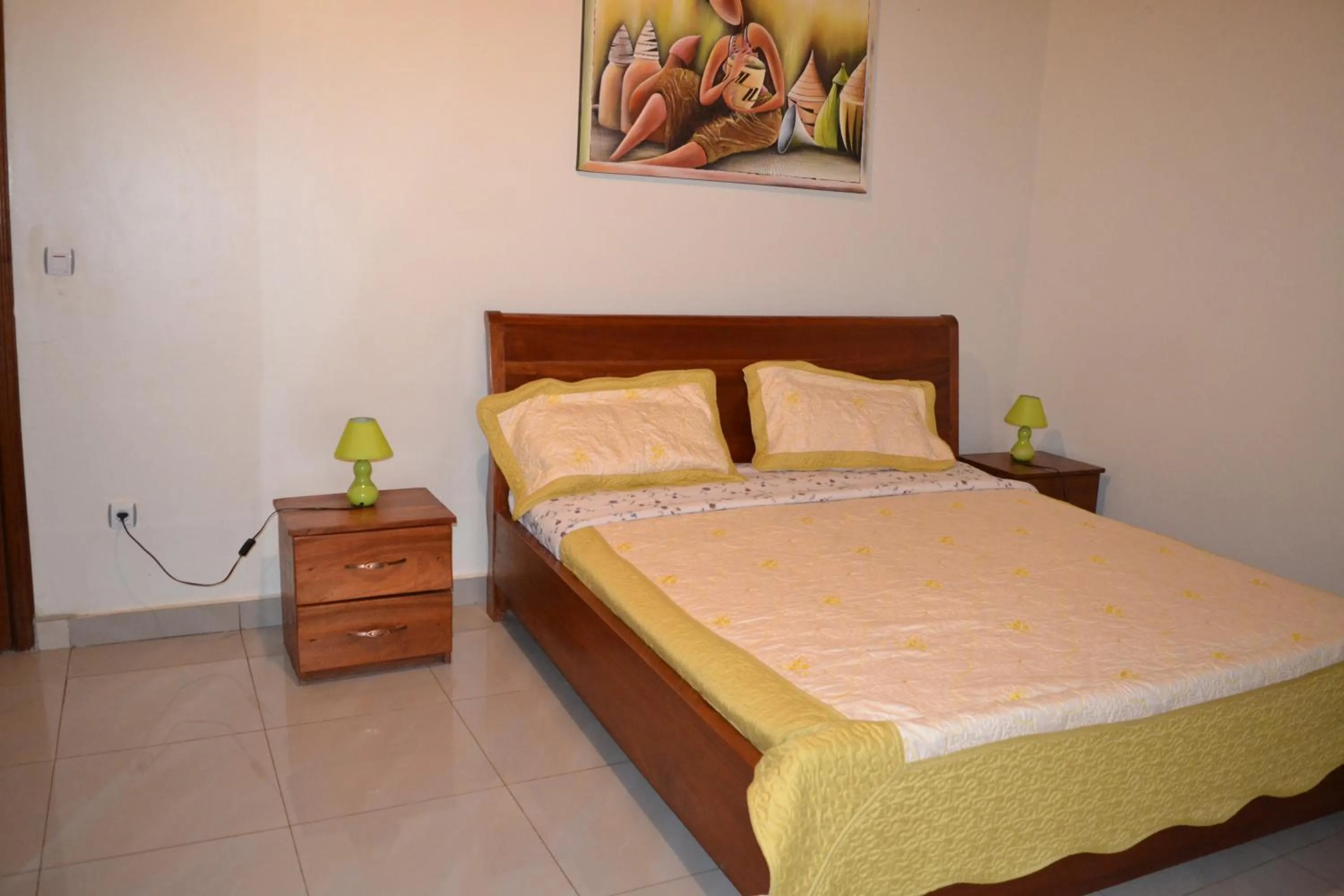 Bed in Keva Guest House