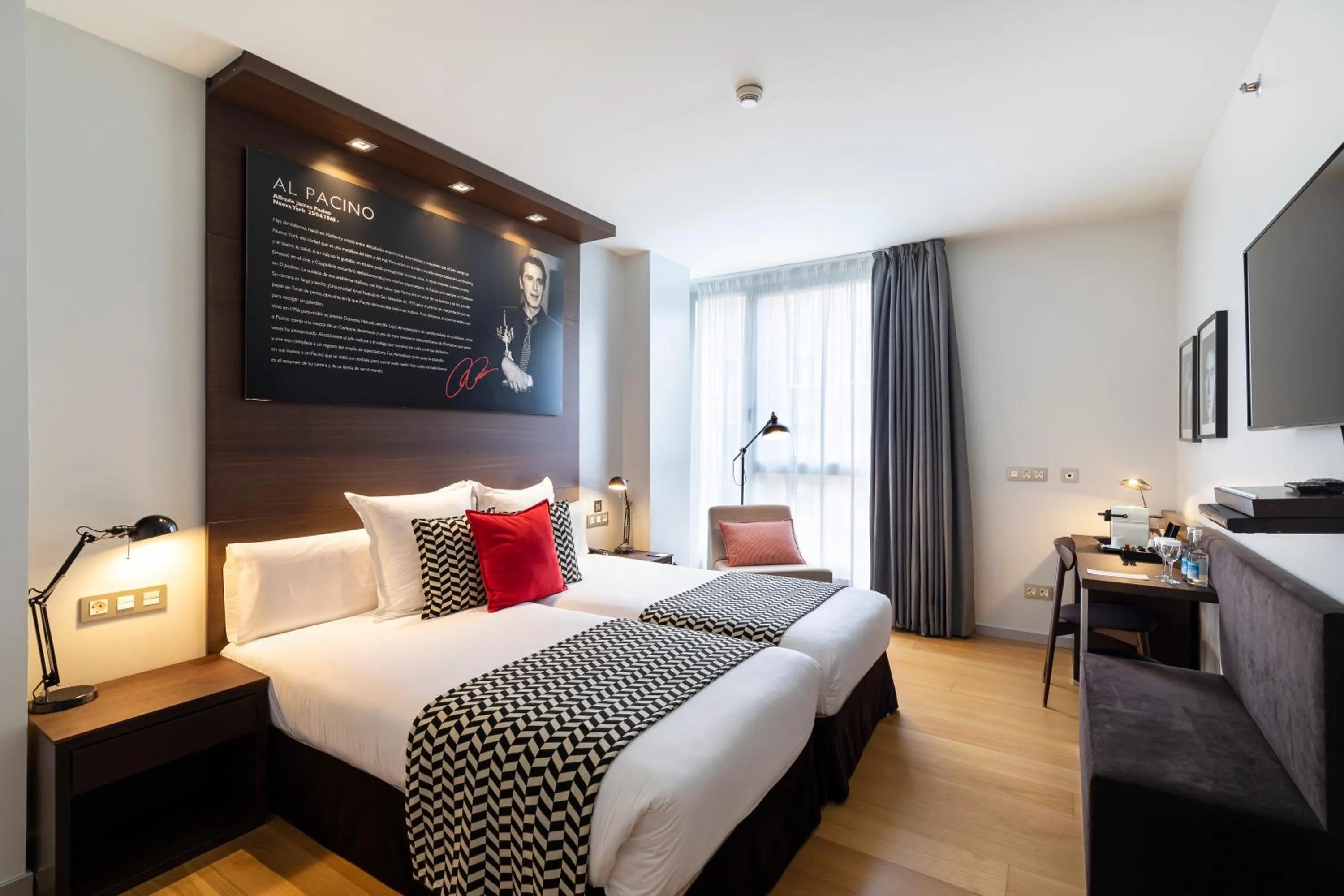 Decorative detail, Bed in Hotel Zinema7