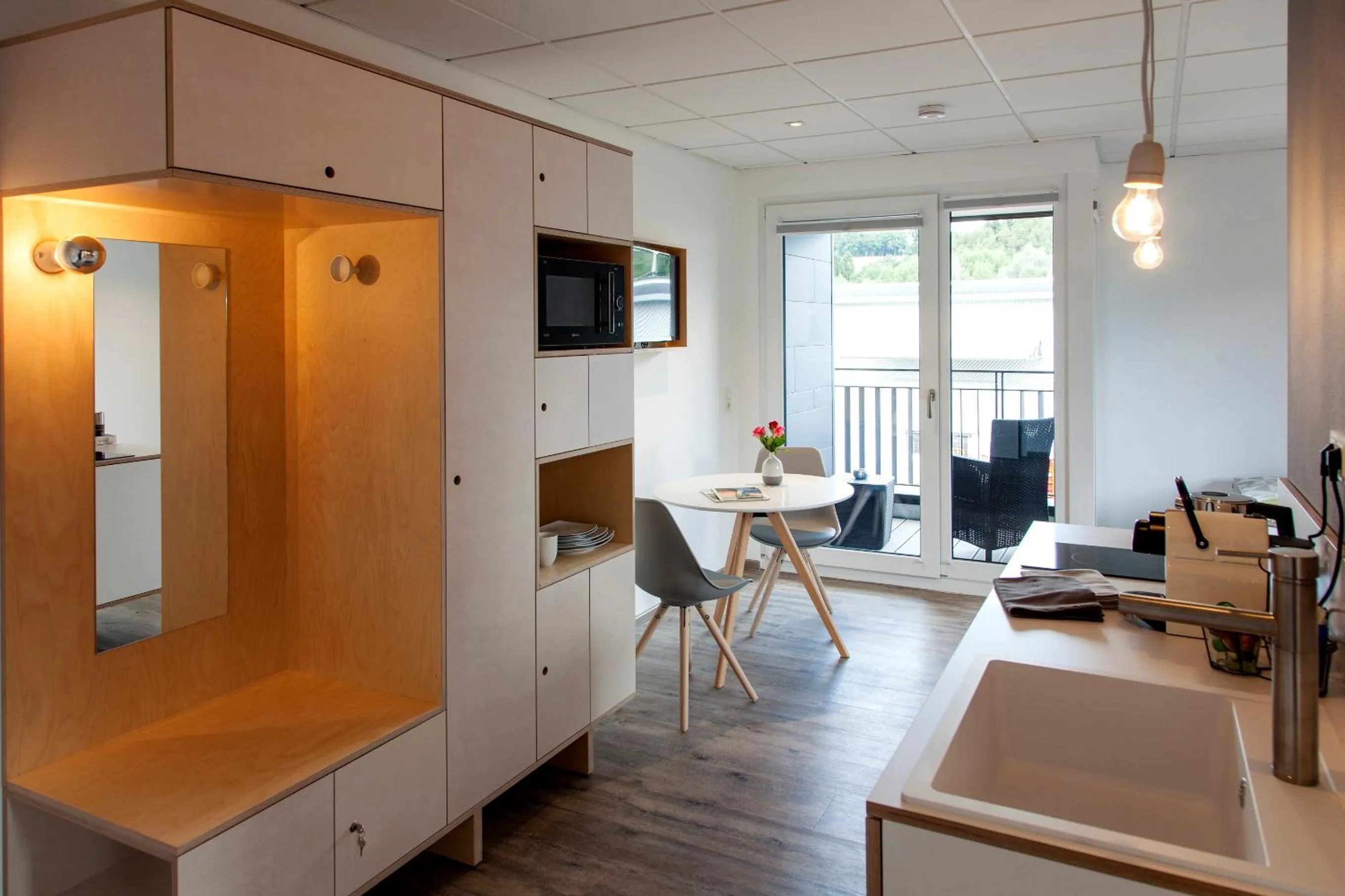 Kitchen or kitchenette in Boardinghouse Morbach