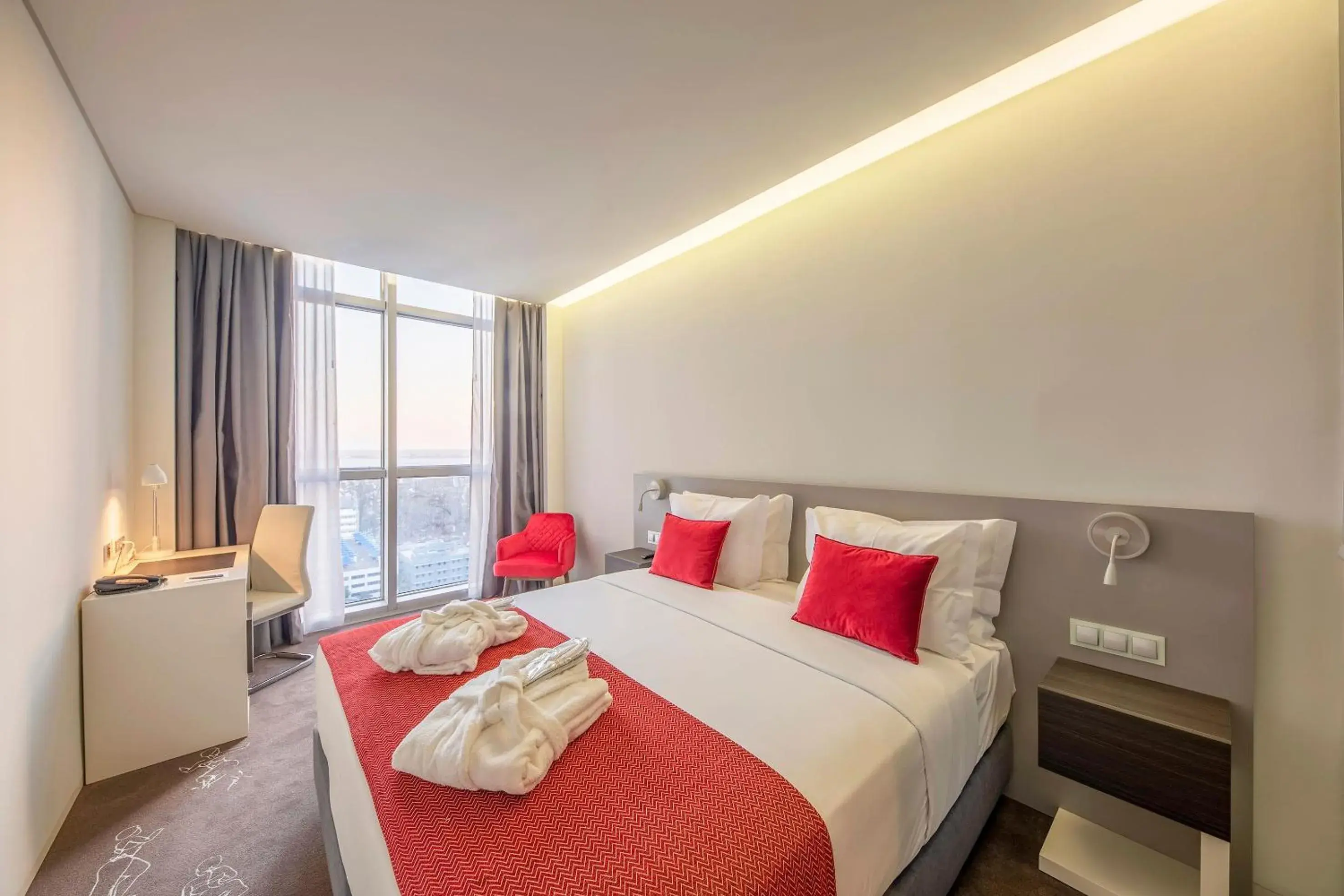 Bed in Meliá Maputo Sky Bed in Meliá Maputo Sky