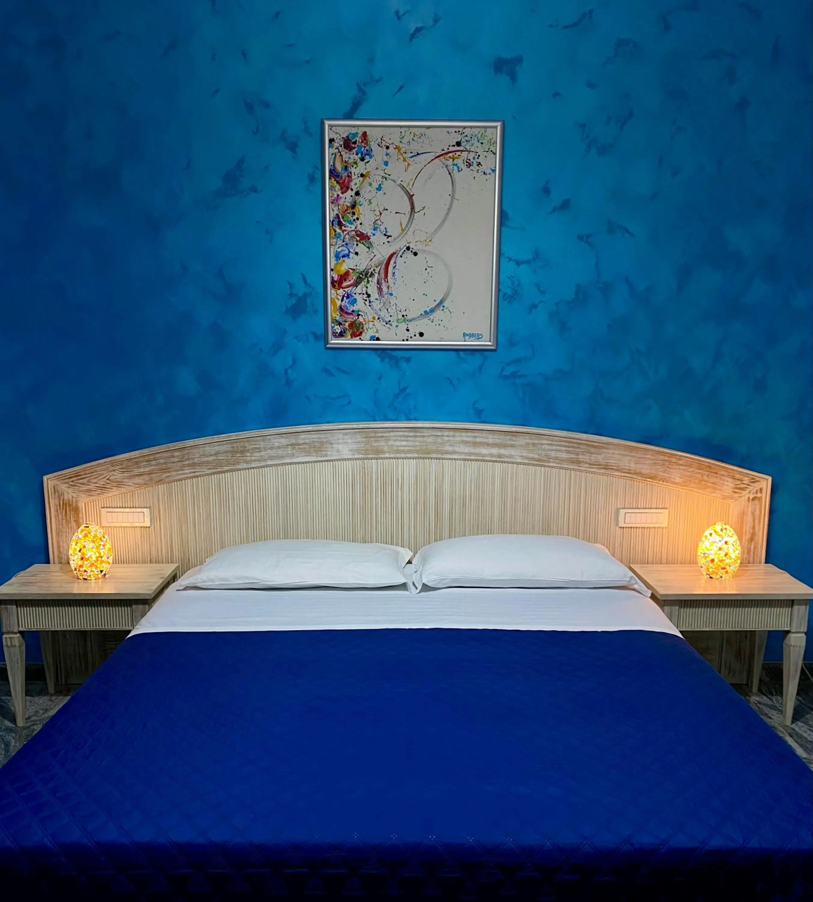 Bed in Villa Liberti