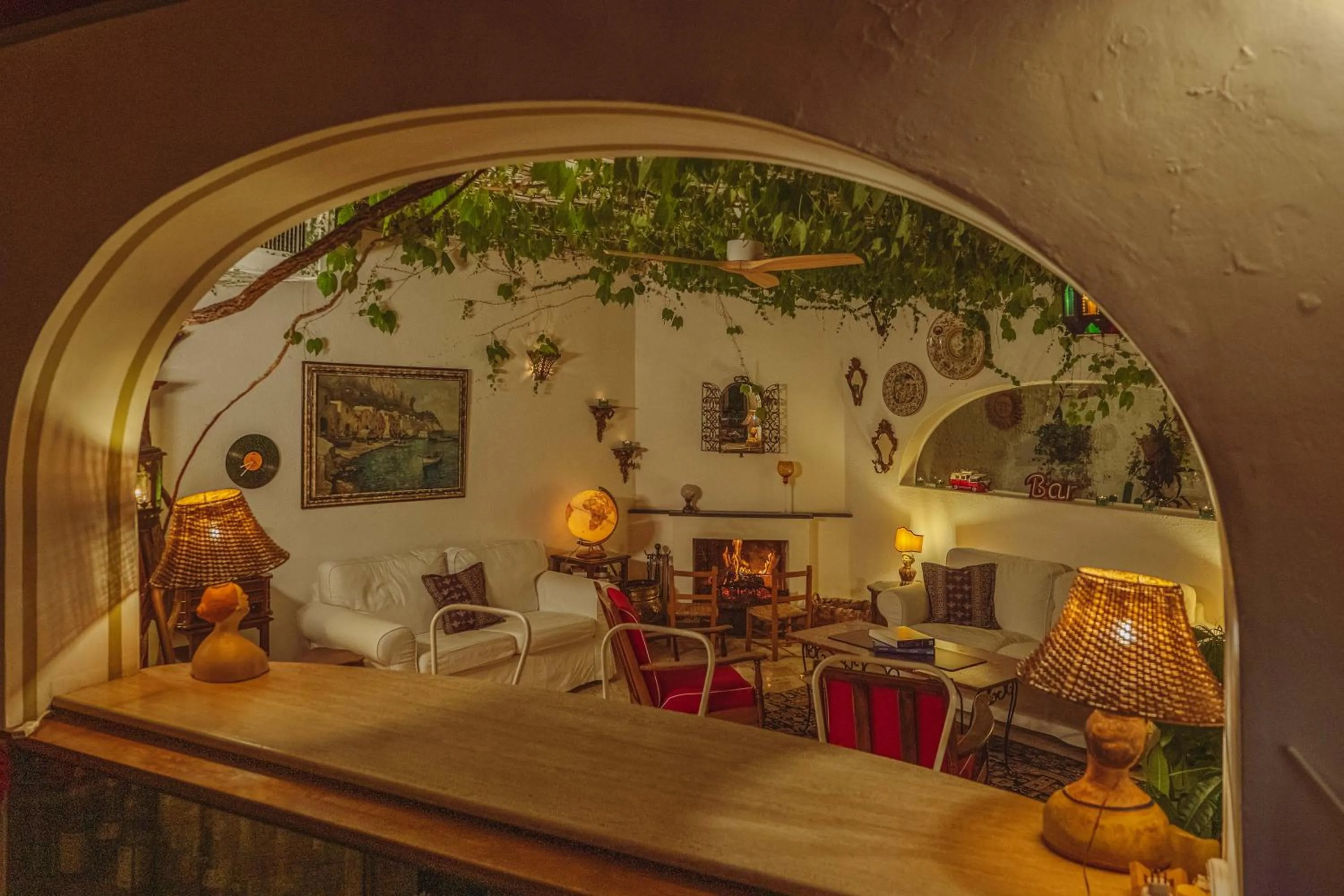 Lounge or bar in Hotel Poseidon