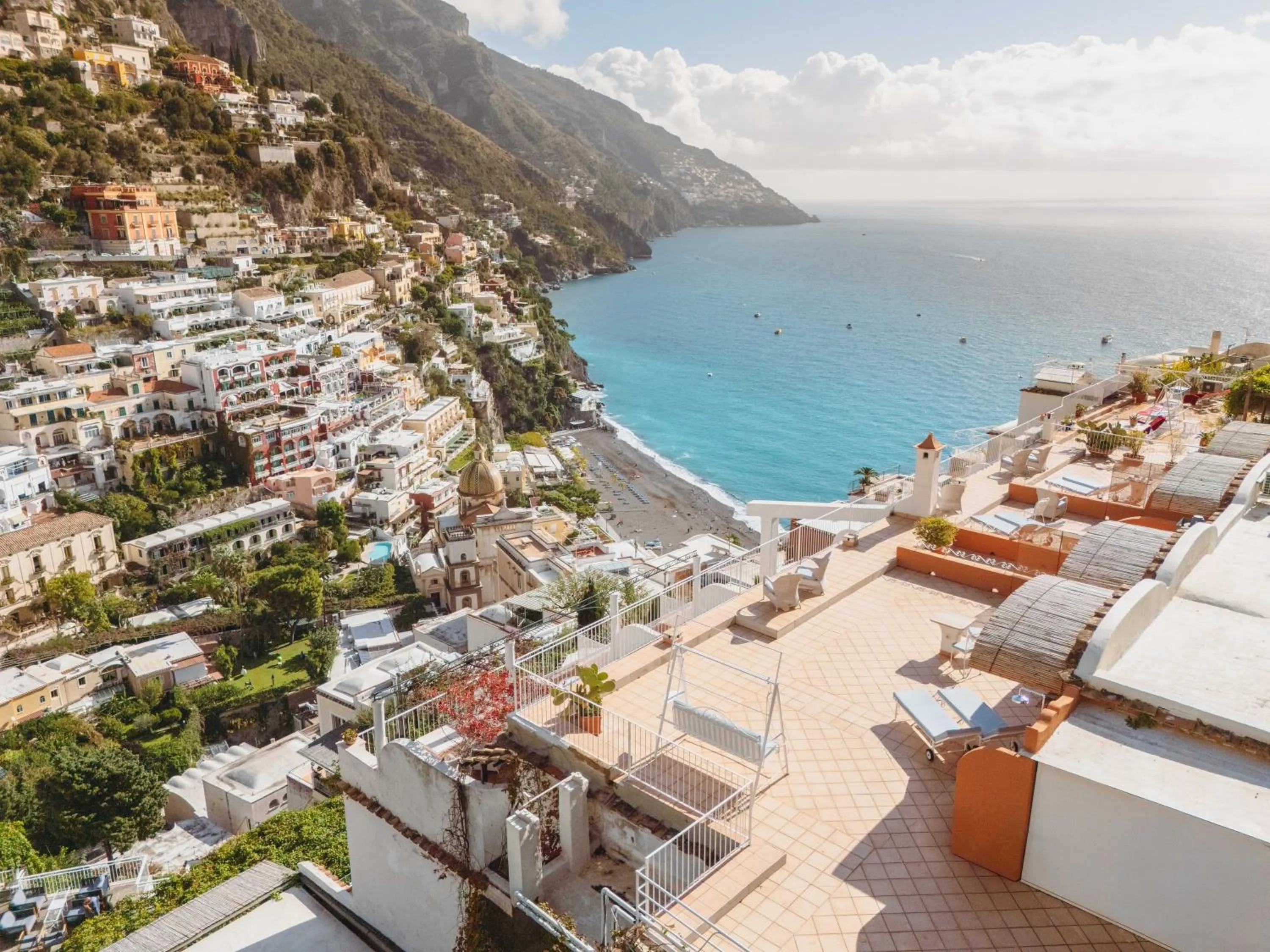 Bird's eye view in Hotel Poseidon