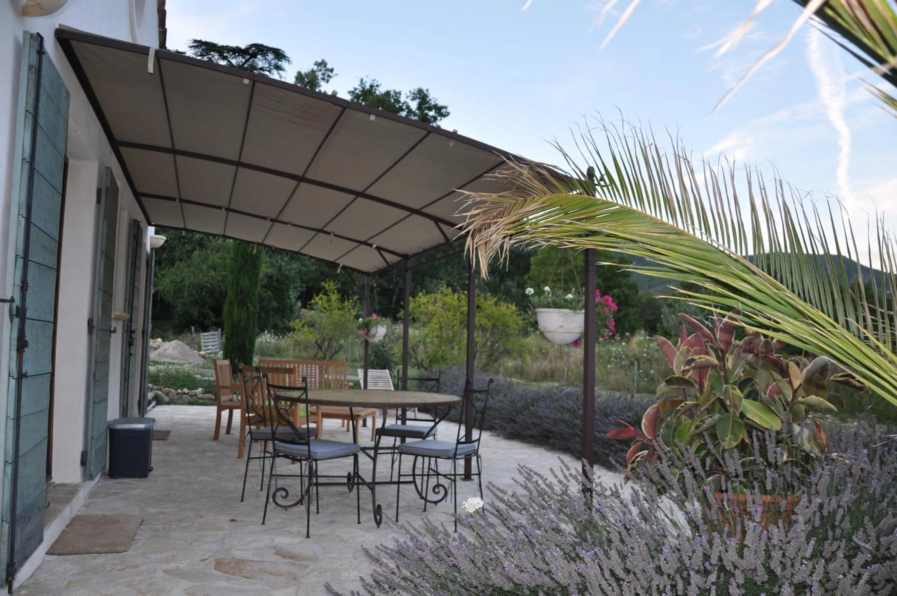 Garden view in Mas La Jaina