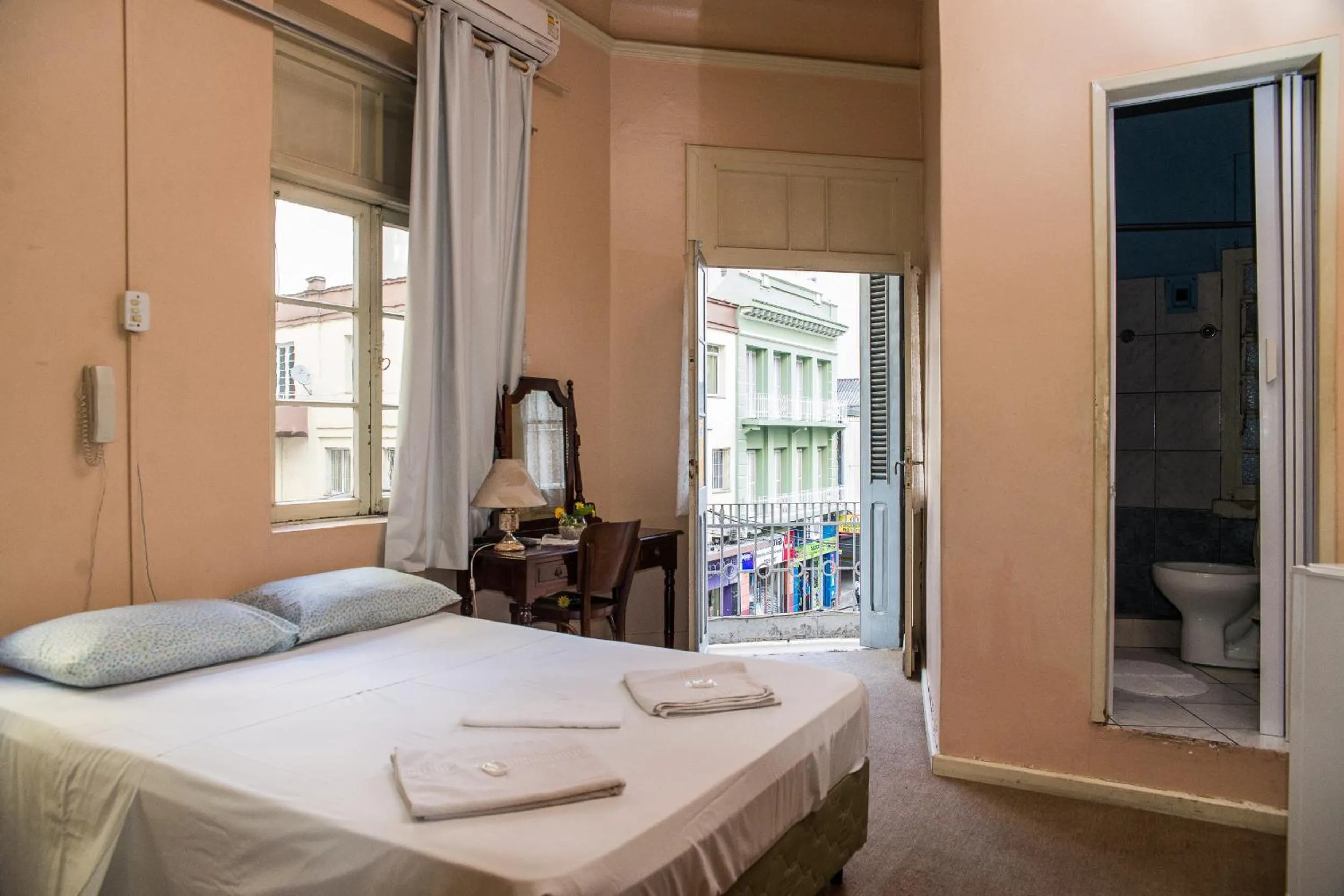 Bed in Hotel Palácio - Próx ao Hospital Santa Casa