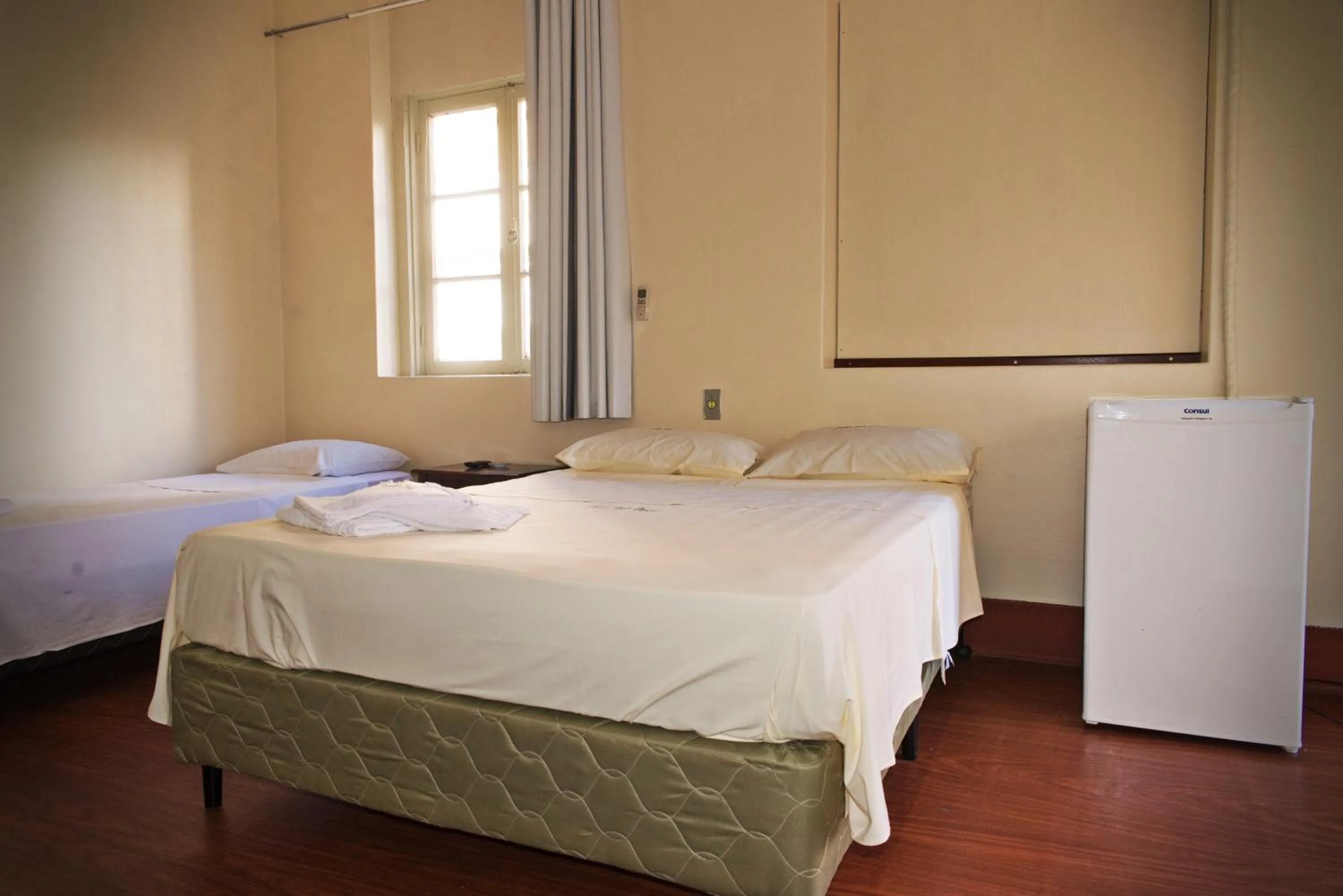 Bed in Hotel Palácio - Próx ao Hospital Santa Casa