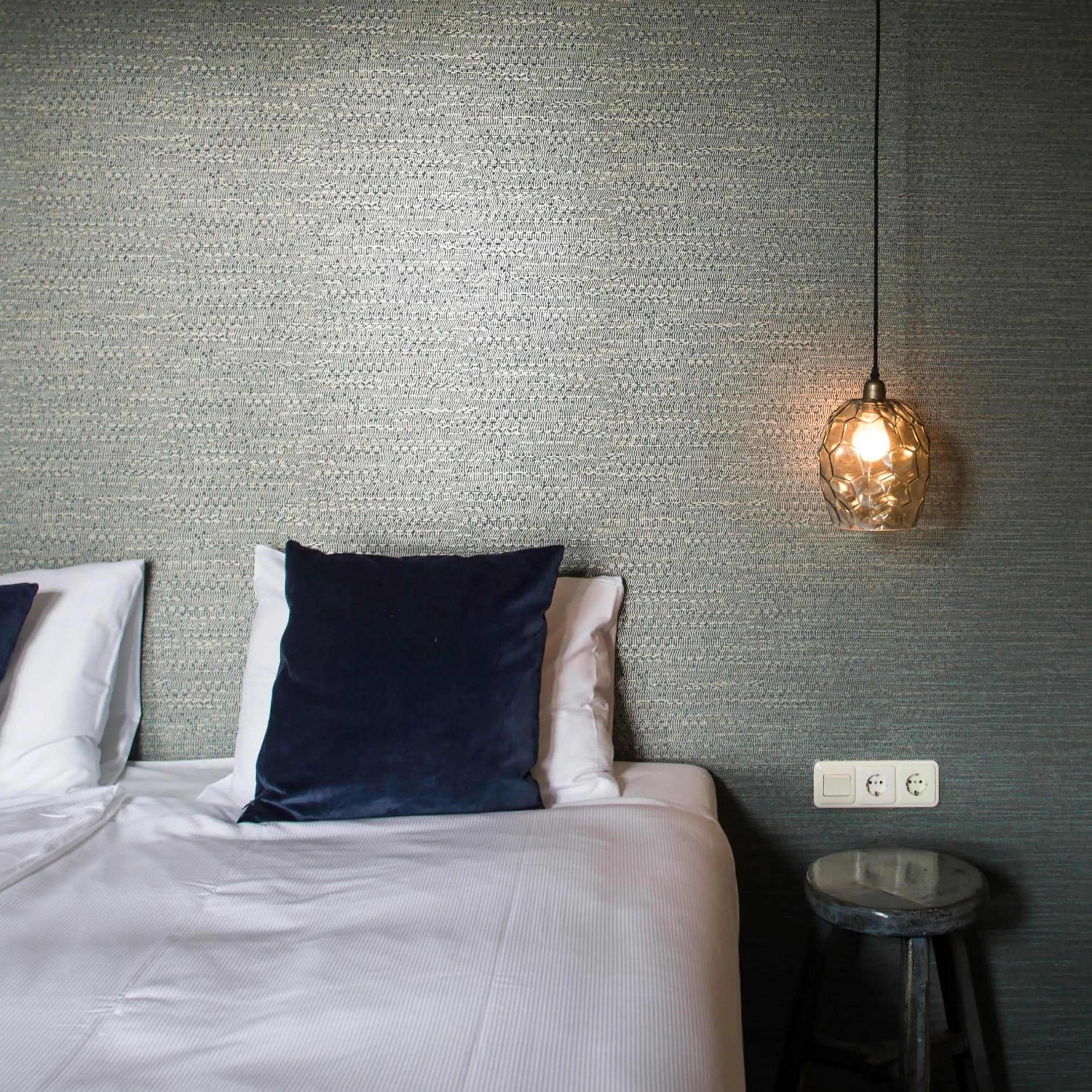 Decorative detail, Bed in Rijksmonument Hotel de Sprenck - including free private parking